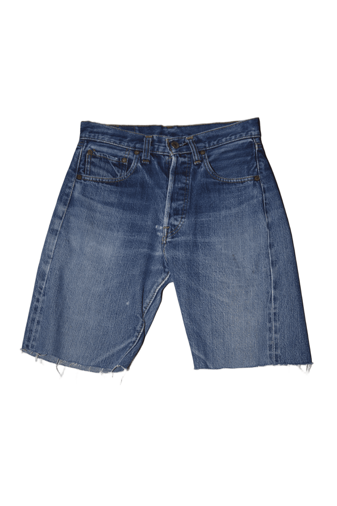 1970 LEVIS / 501 ROKU-ROKU SINGLE: CUT OFF DENIM SHORTS
