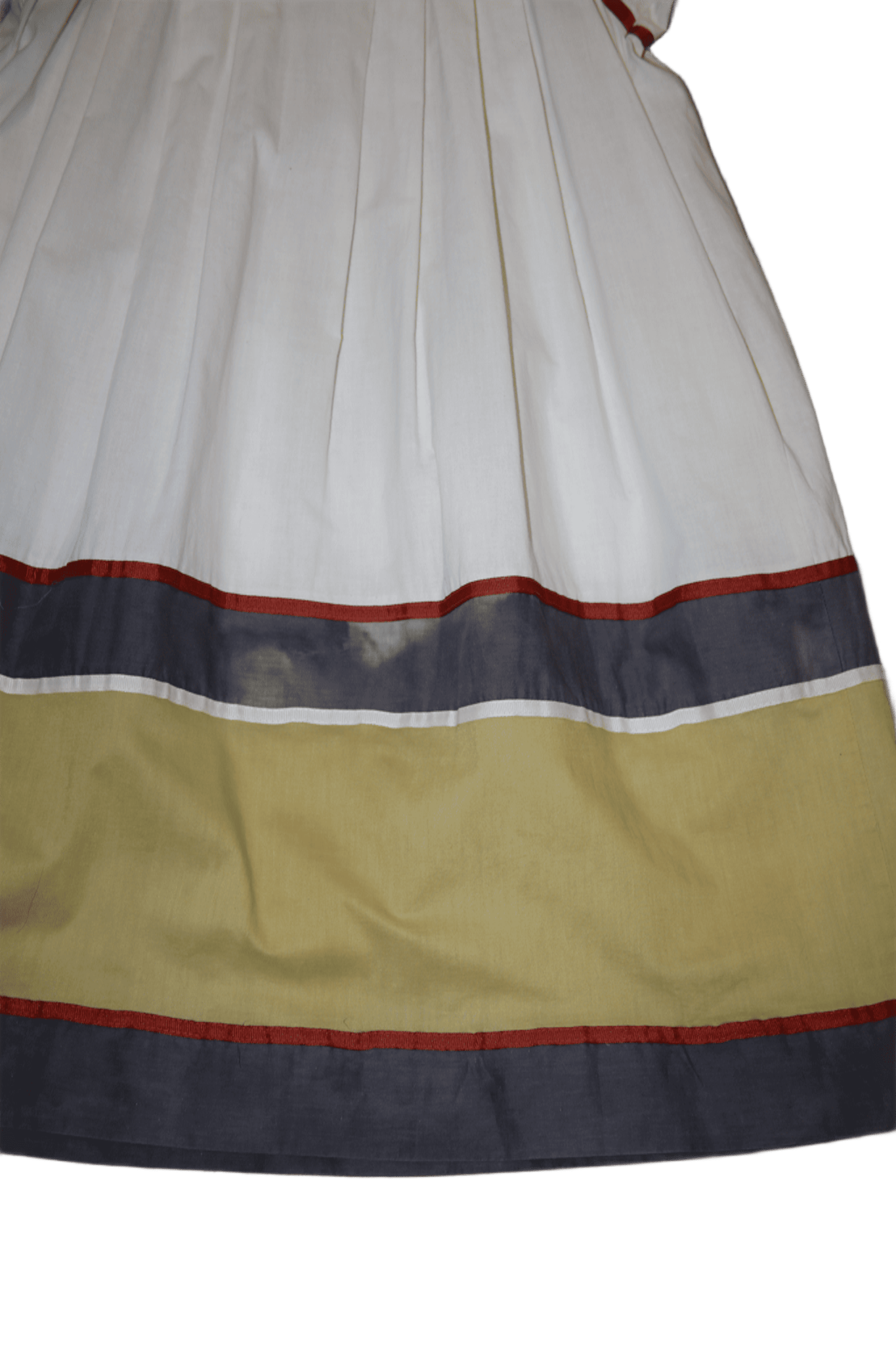 1970 KRIST GUNDNASON / INDIAN STYLE BOHO DRESS IN COTTON