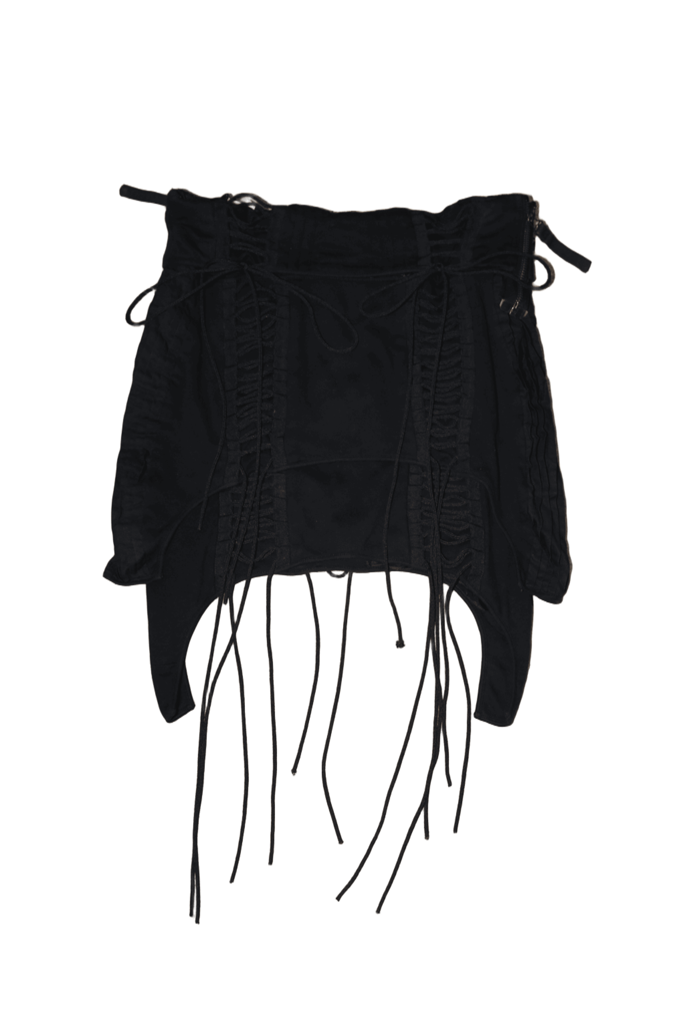 2000 HELMUT LANG / 2WAY LACE UP CORSET SKIRT : BARE TOP