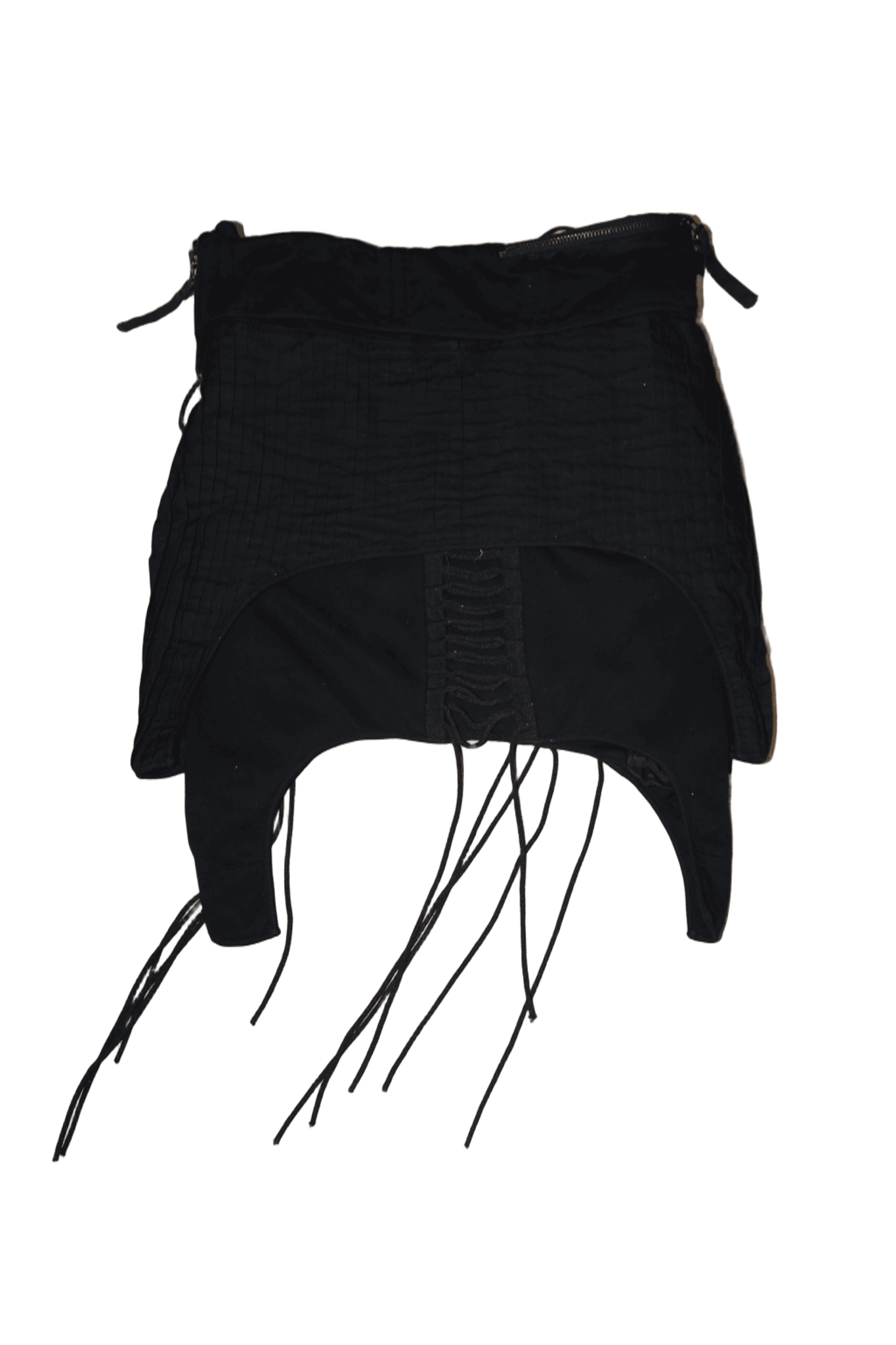 2000 HELMUT LANG / 2WAY LACE UP CORSET SKIRT : BARE TOP