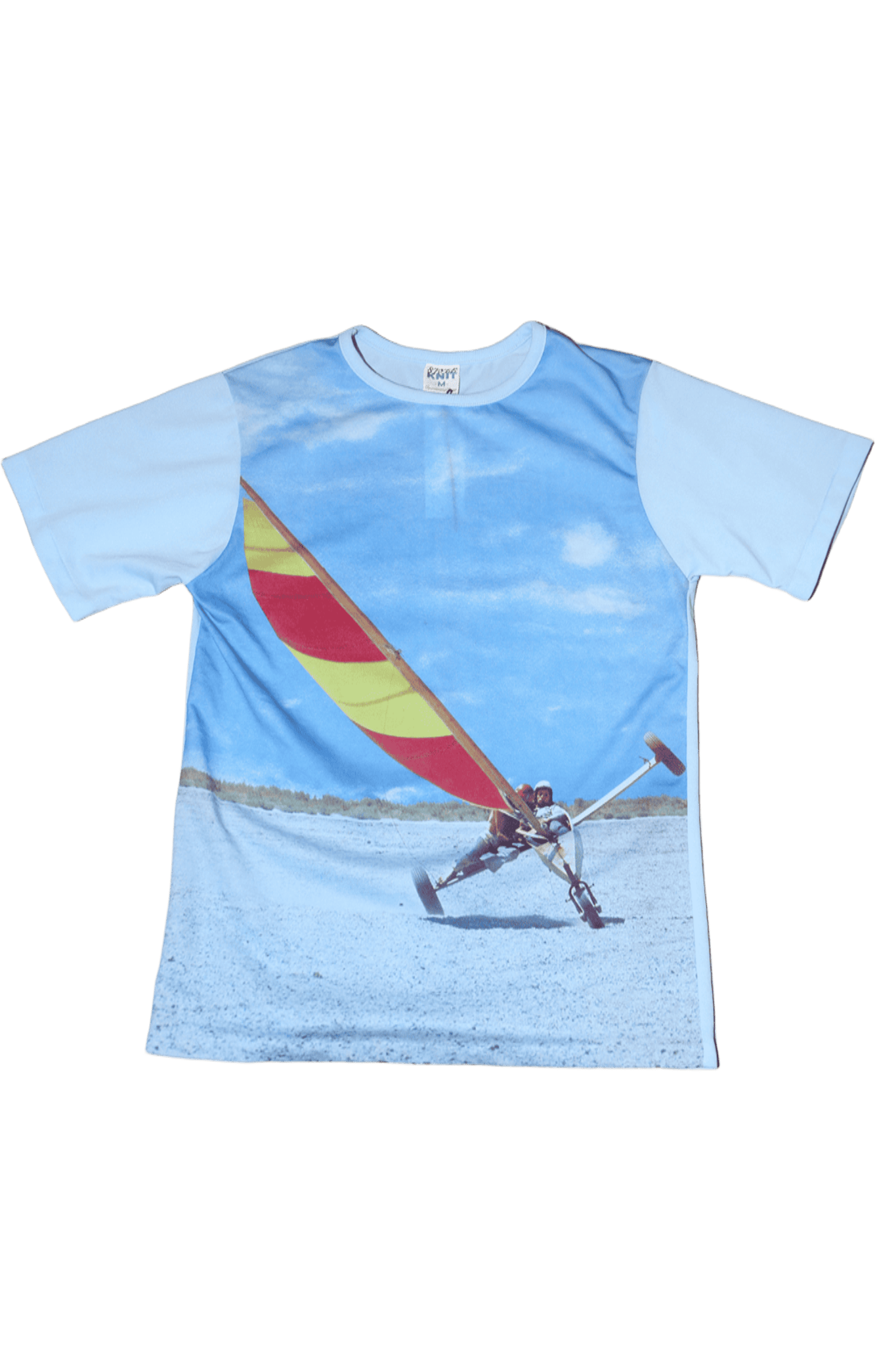 1970 VINTAGE / PHOTO PRINT T-SHIRT: WIND SPORTS
