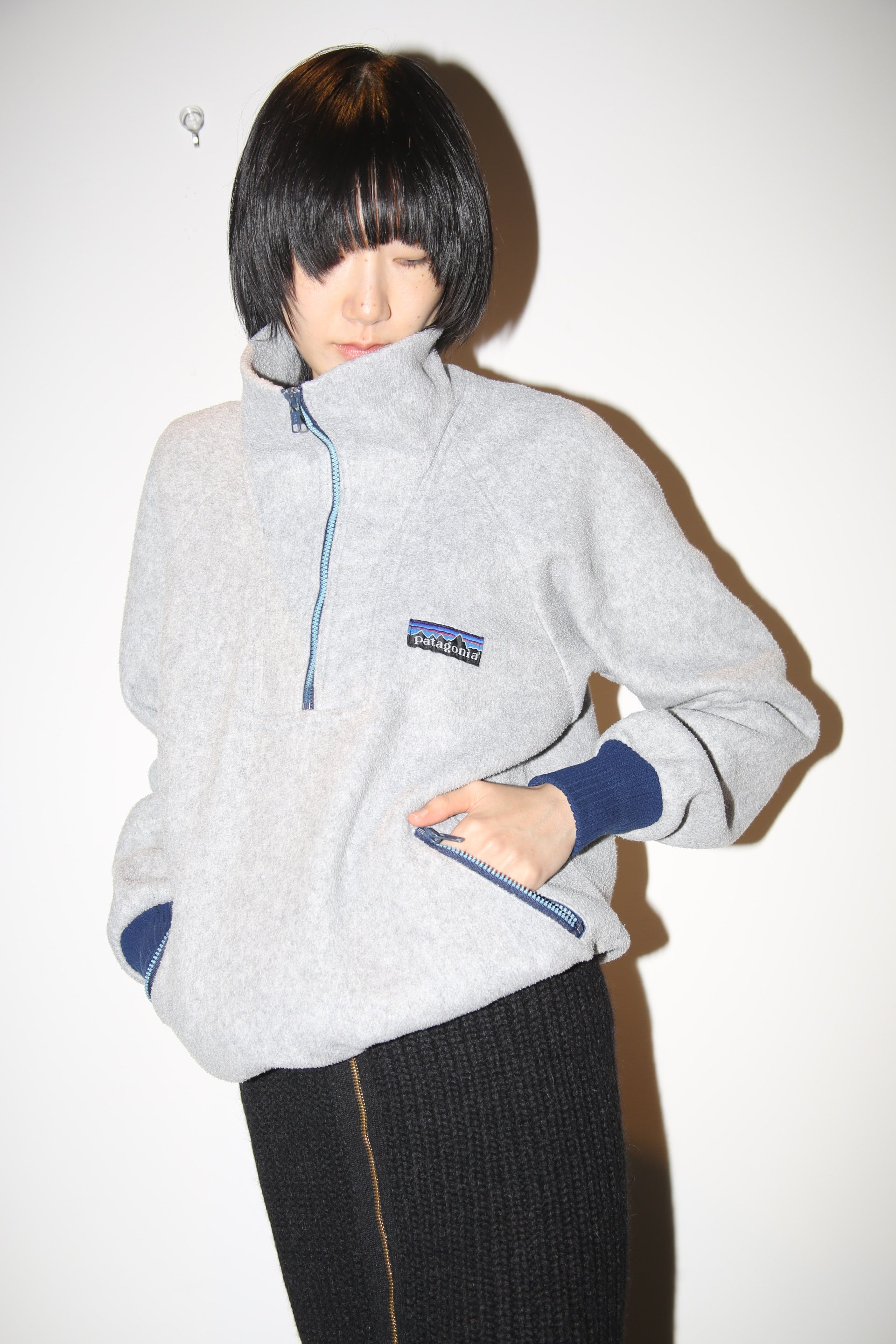 応援グッズ Patagonia 1980 PATAGONIA / FLEECE PULLOVER JACKET IN GREY – fernweh