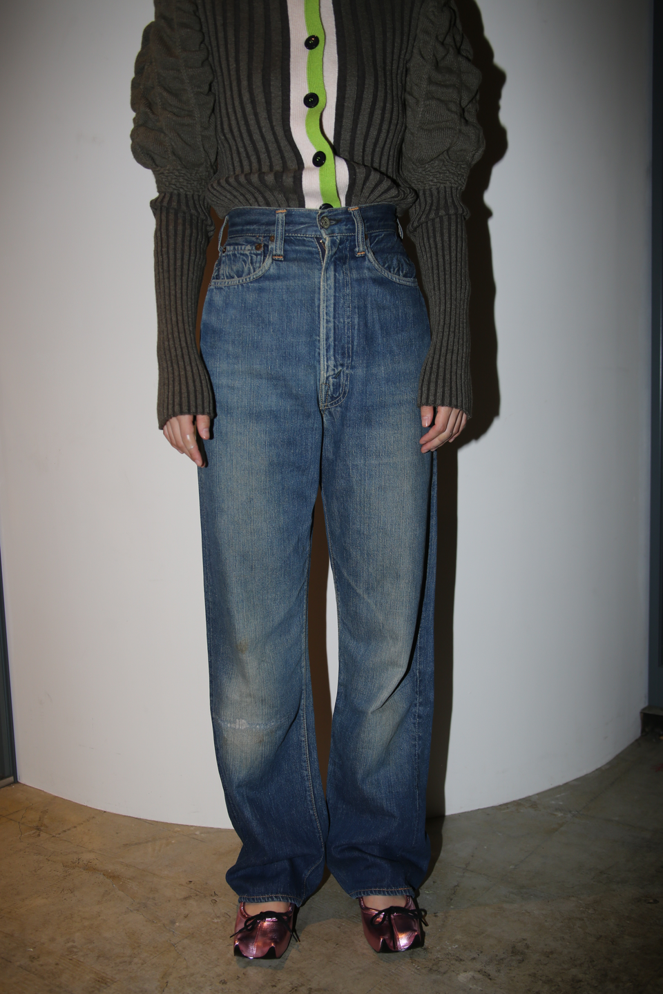 1947-1952 LEVIS / 701 HIGH WAIST DENIM PANTS 47MODEL