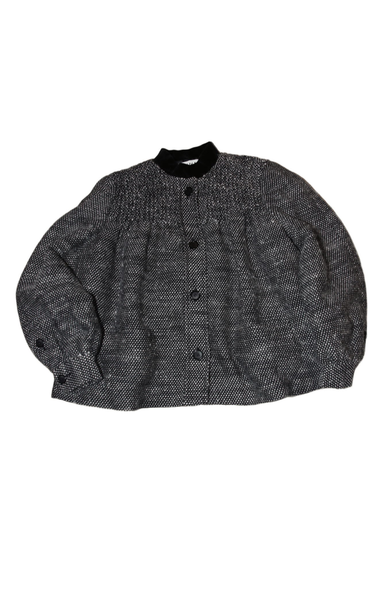 1980 BILL BLASS / GREAT TAILORING WOOL JACKET IN GREY