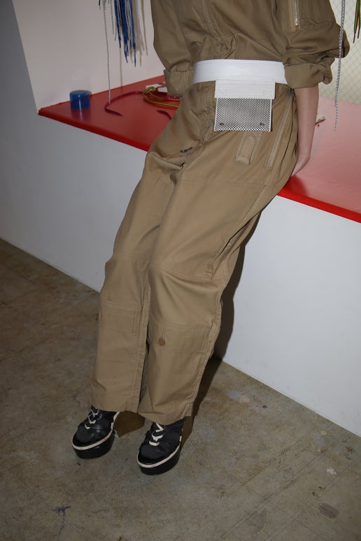 1950 USAF / SUMMMER FLYING JUMPSUIT IN POPLIN : DEADSTOCK
