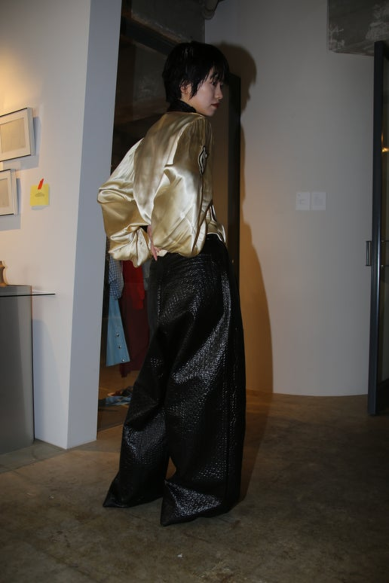 MERYLL ROGGE / TAILORED PANT WITH WAISTBAND DETAIL
