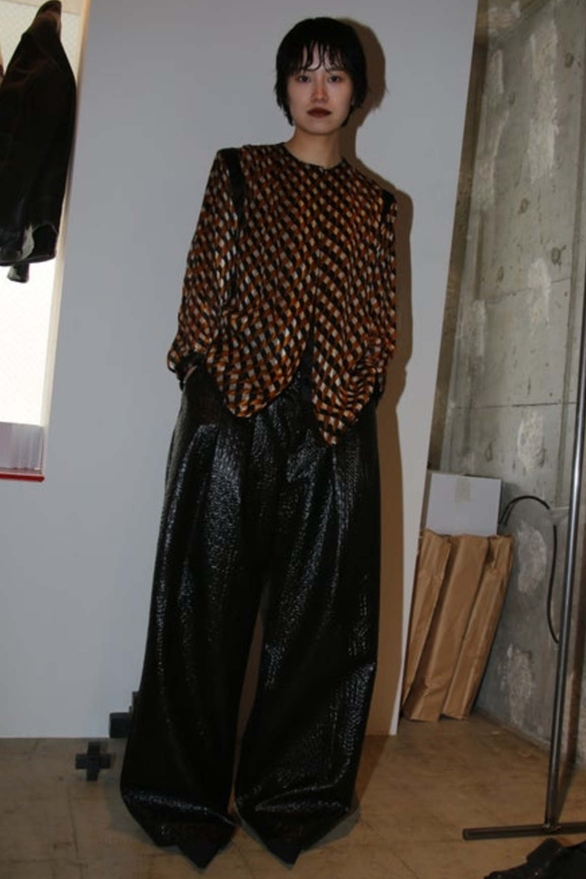 MERYLL ROGGE / TAILORED PANT WITH WAISTBAND DETAIL