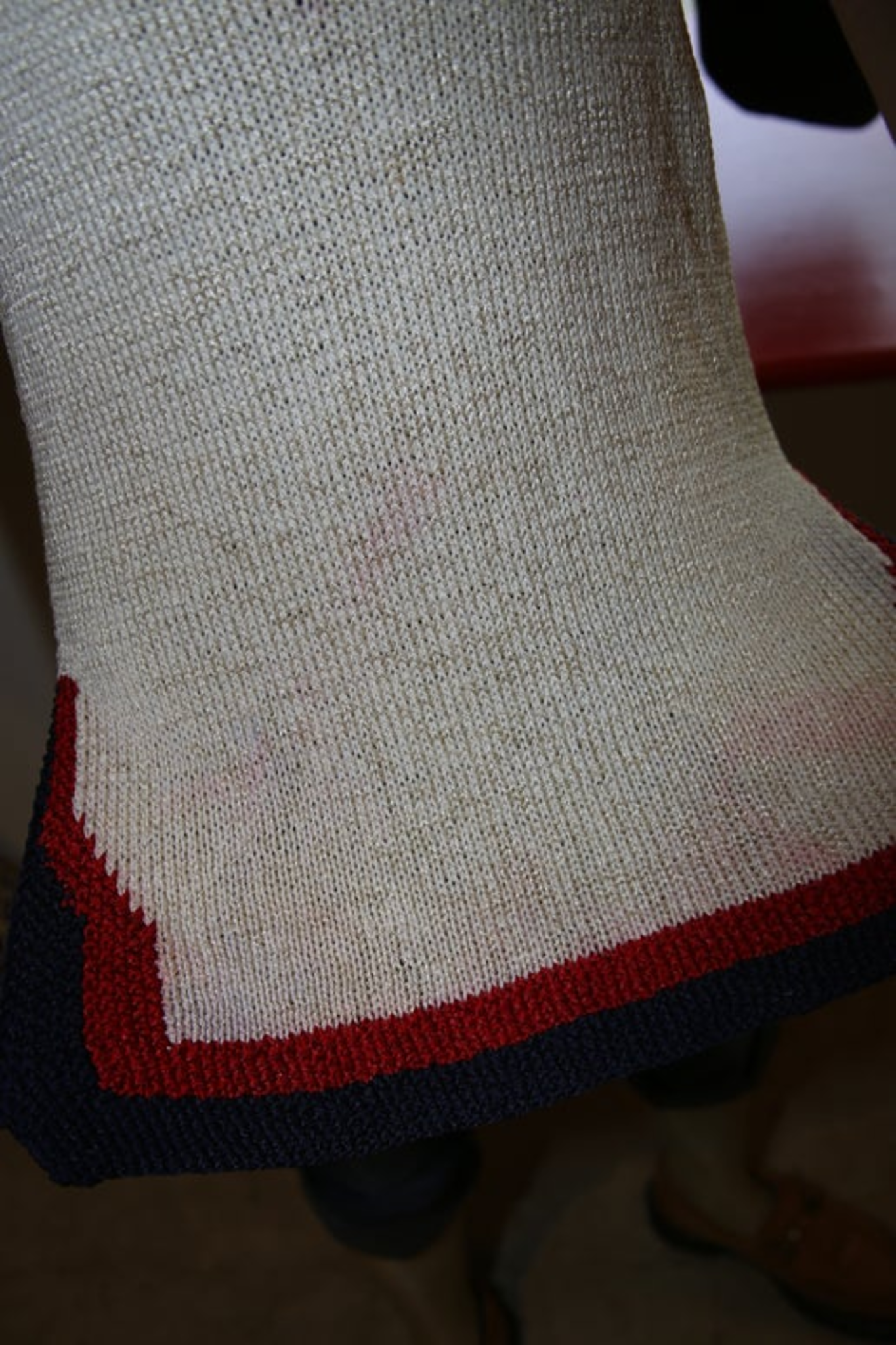 1970 VINTAGE / SUMMER KNIT TOP WITH SAILOR COLLAR