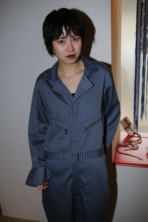 1970 VINTAGE / UNIFORM JUMPSUIT IN PETROL