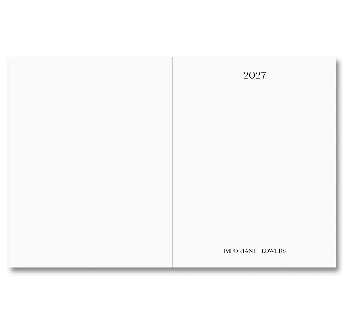 THE IMPORTANT FLOWERS PLANNER 2027 by Sofia Coppola