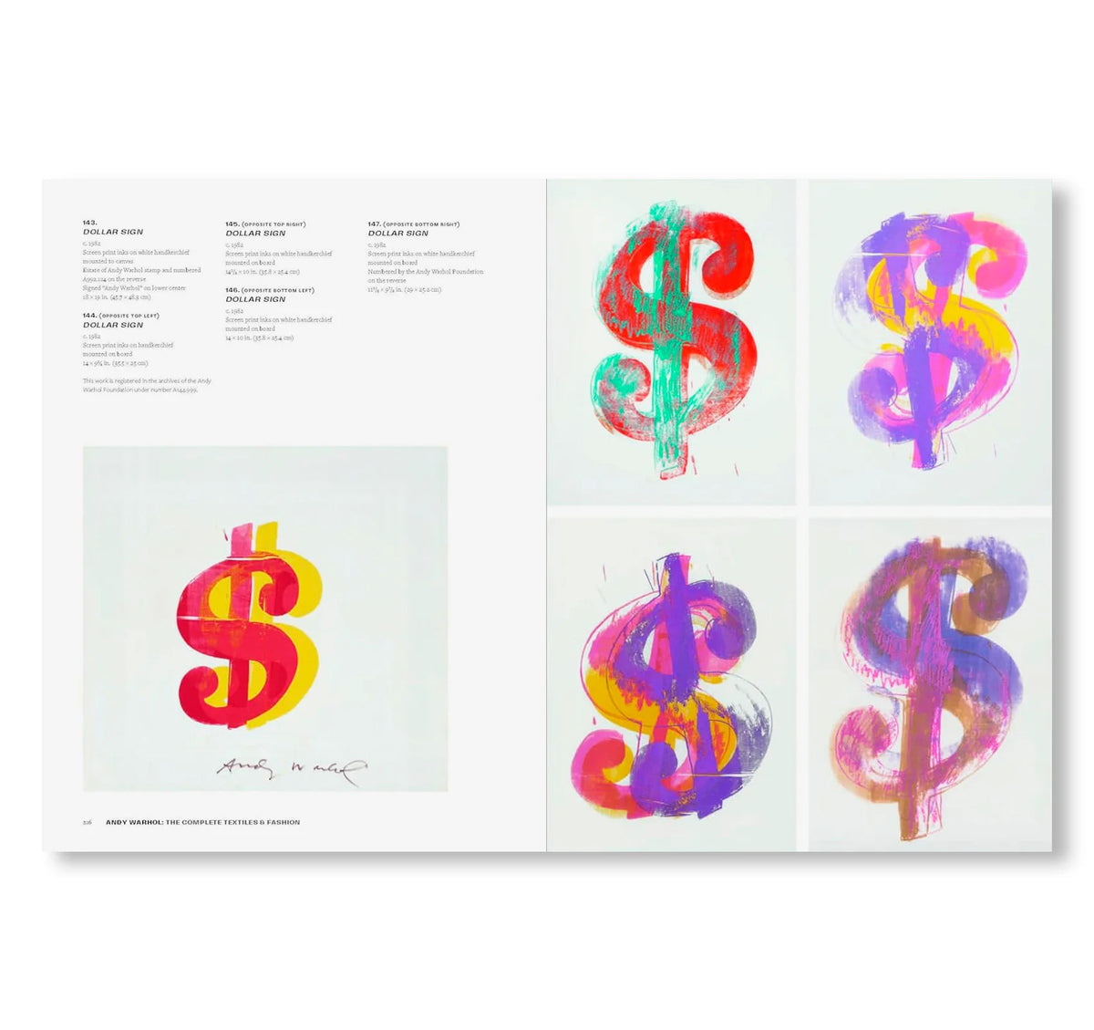 ANDY WARHOL: THE COMPLETE TEXTILES AND FASHION by Andy Warhol