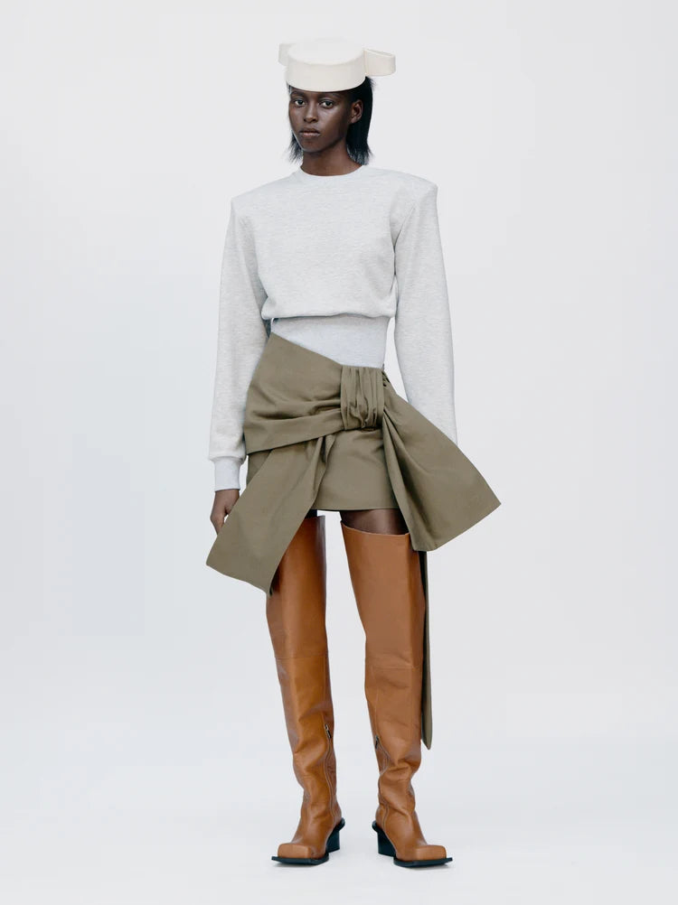 FIDAN NOVRUZOVA / VEERA SKIRT IN KHAKI