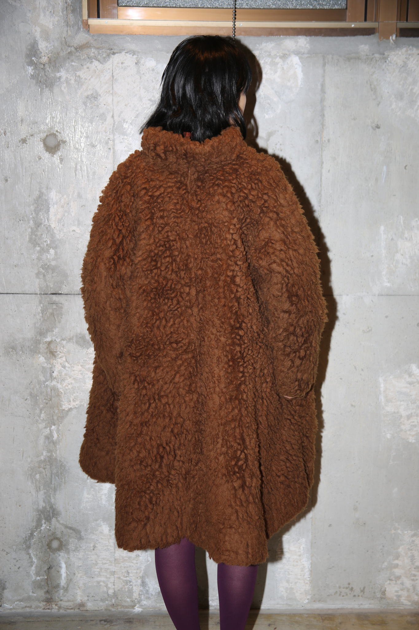1961 NEIMAN MARCUS PIETRO / TEDDY BEAR COAT IN IMPORTED WOOL BOA
