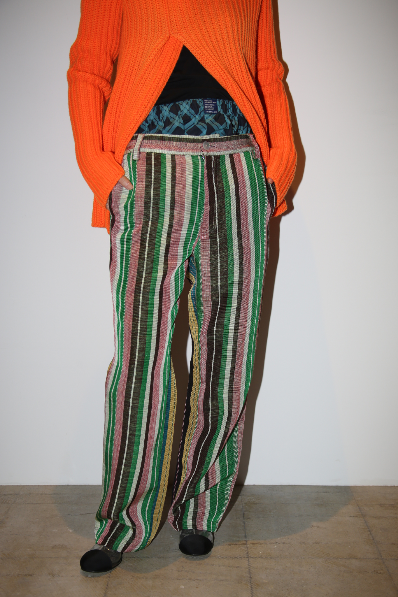 2020 KENNETH IZE / HAND WOVEN CARGO TROUSER