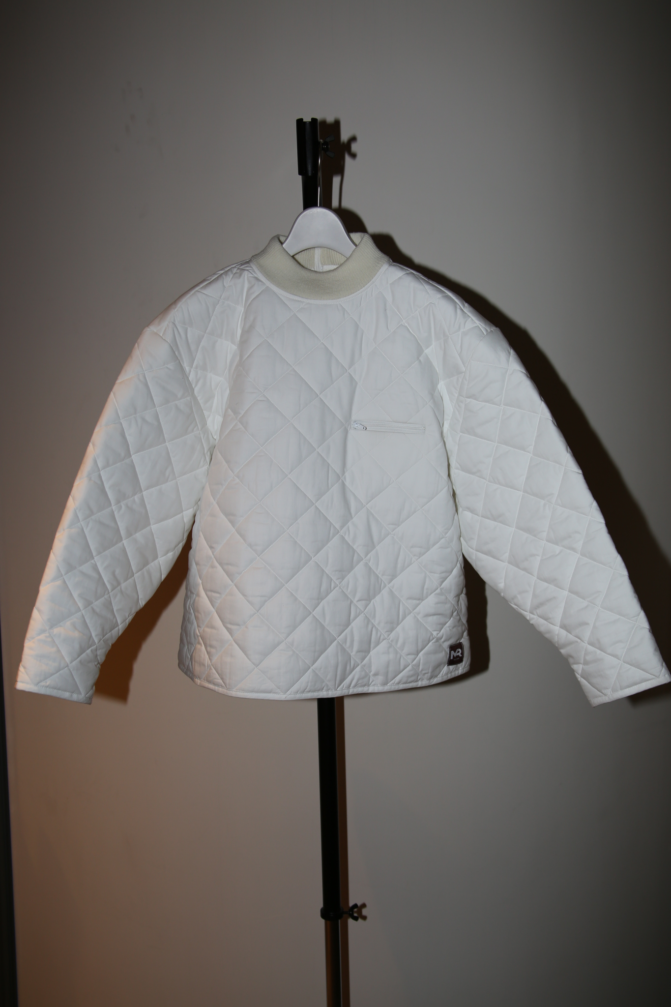 MERYLL ROGGE / QUILTED SWEAT SHIRT IN WHITE