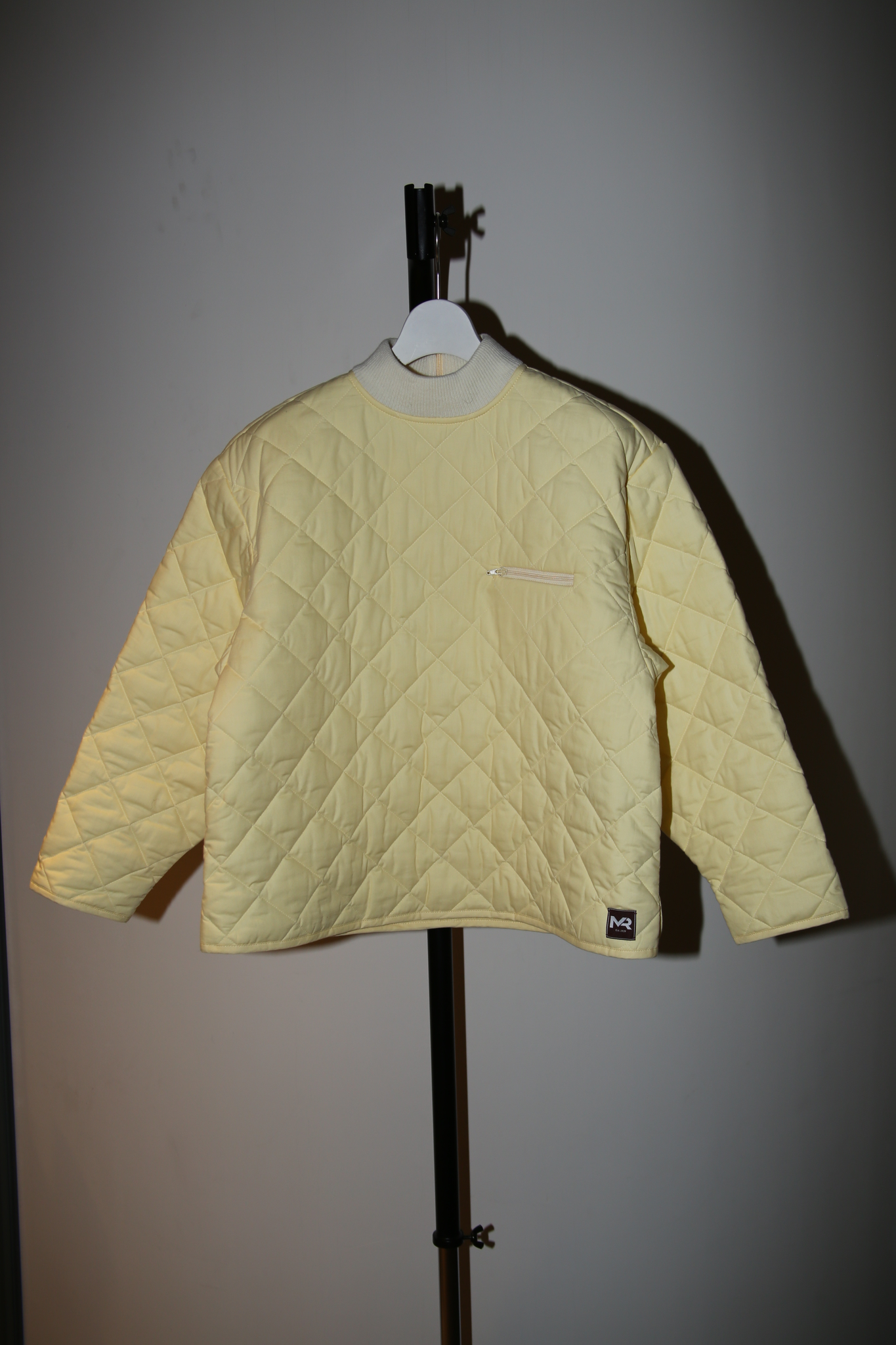 MERYLL ROGGE / QUILTED SWEAT SHIRT IN LEMON YELLOW