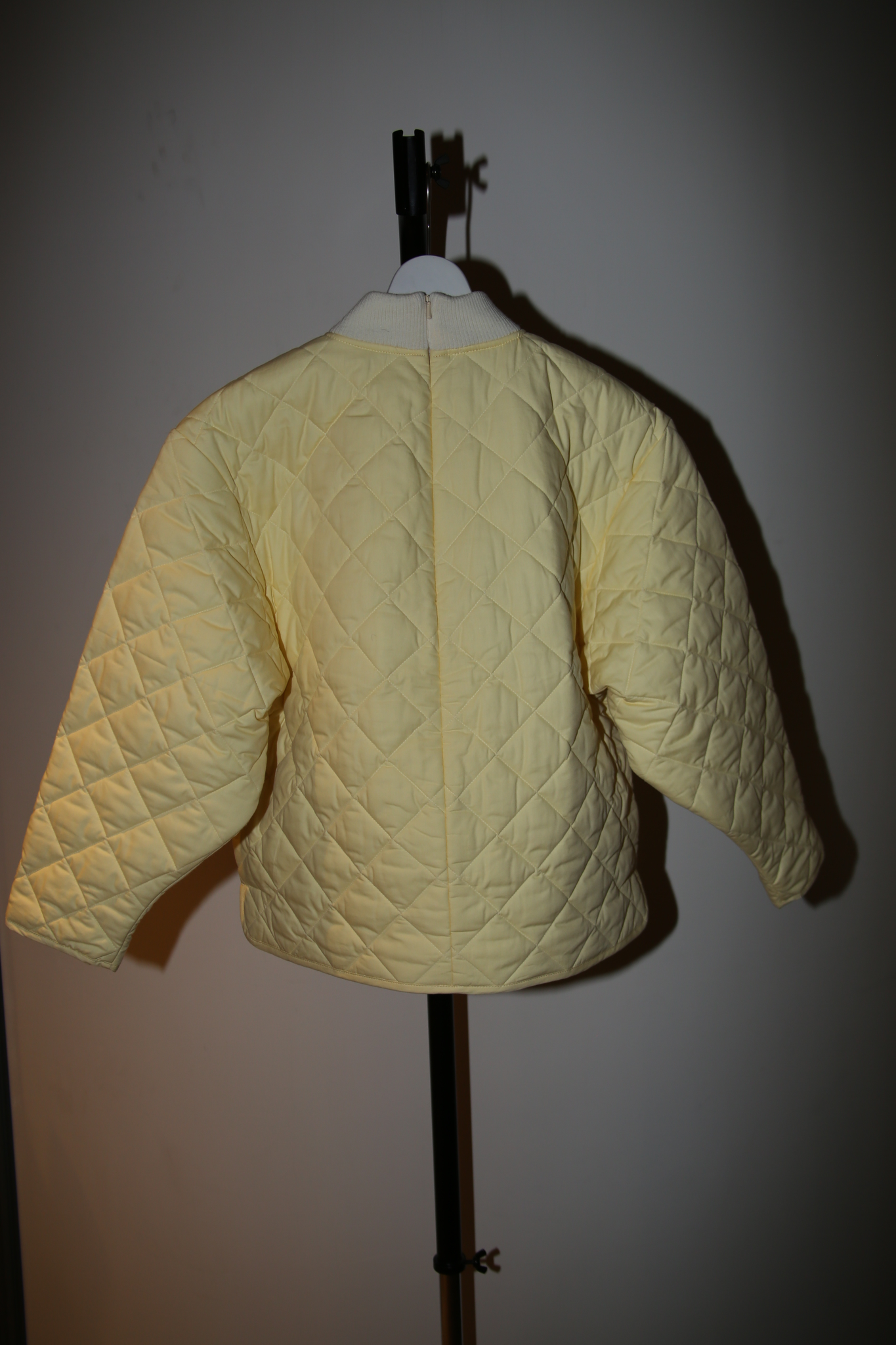 MERYLL ROGGE / QUILTED SWEAT SHIRT IN LEMON YELLOW
