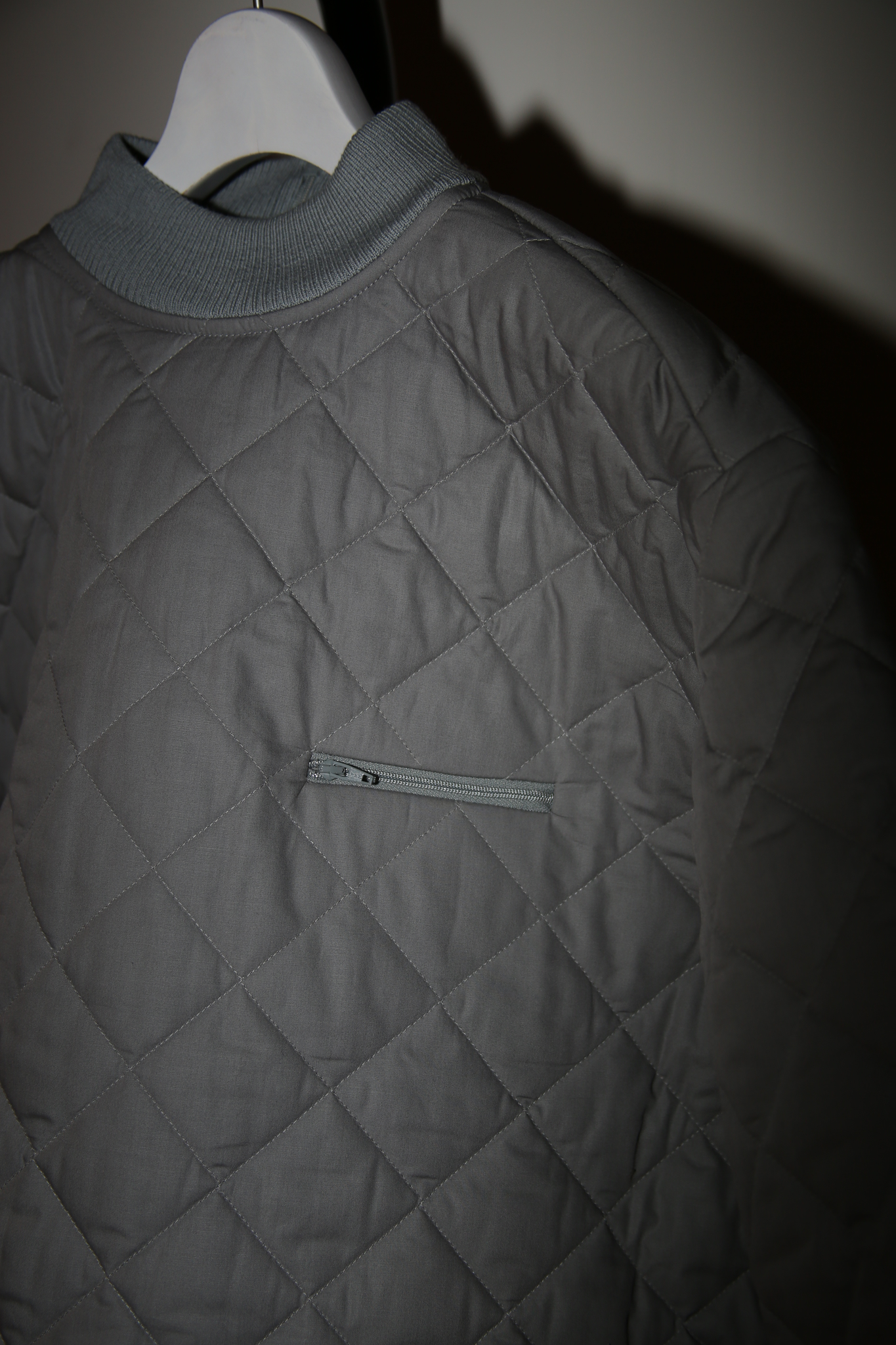 MERYLL ROGGE / QUILTED SWEAT SHIRT IN GREY