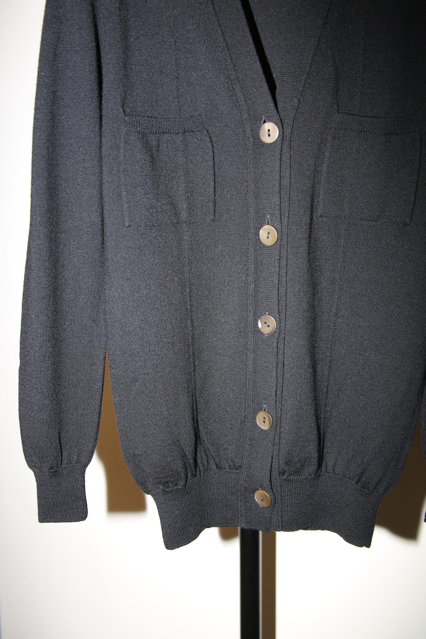 2010 MIU MIU / WOOL KNIT CARDIGAN WITH 3D SHOULDER