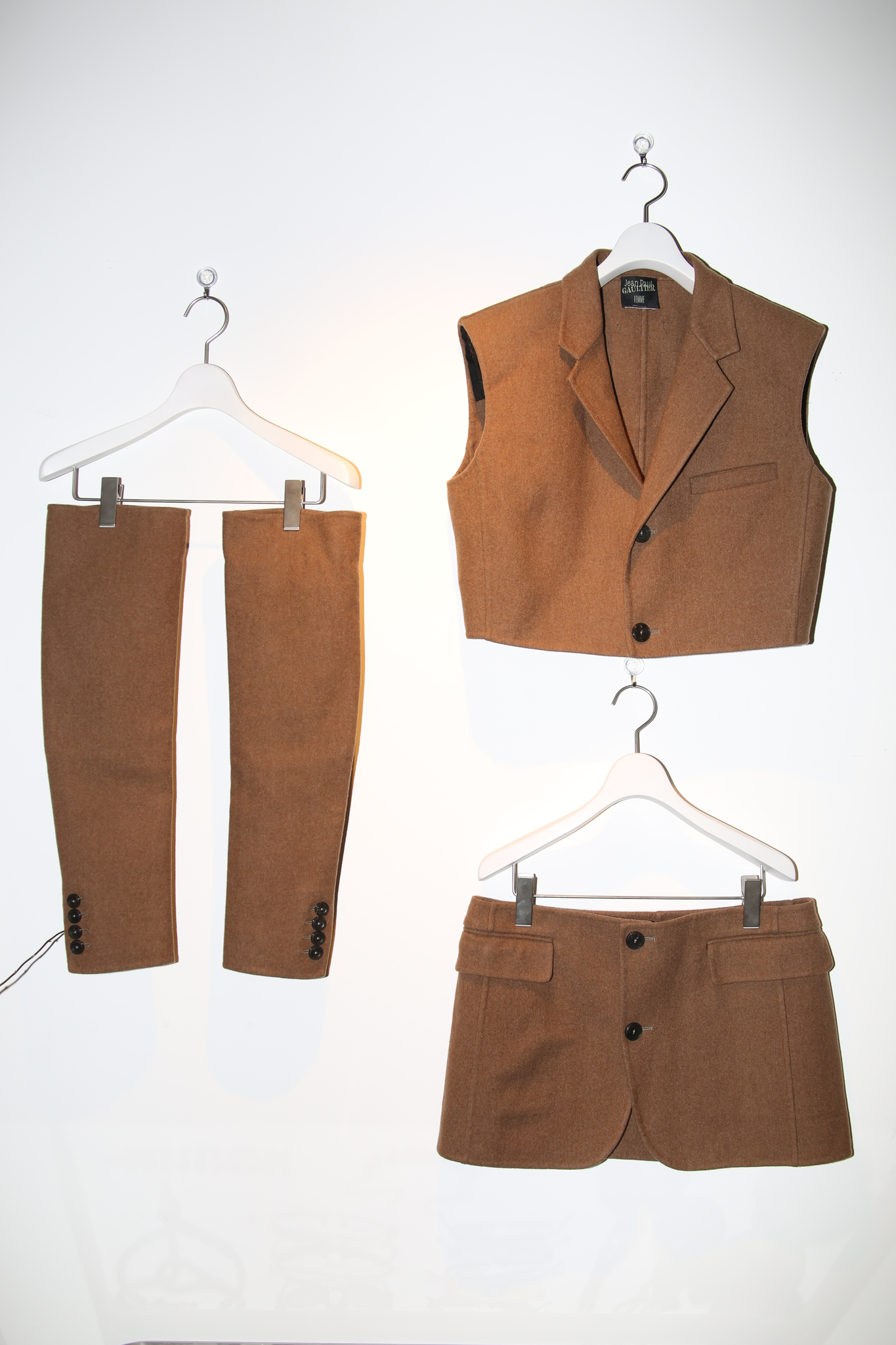 2001 JEAN PAUL GAULTIER / SEPARETE TAILORED JACKET IN WOOL CASHMERE