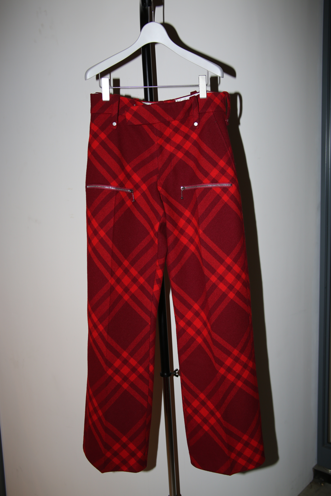 2023 BURBERRY / BURBERRYS CHECK WOOL TROUSER : DEADSTOCK