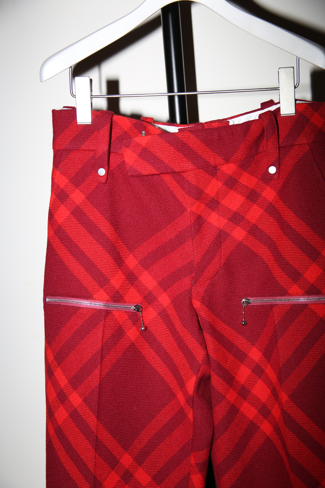 2023 BURBERRY / BURBERRYS CHECK WOOL TROUSER : DEADSTOCK