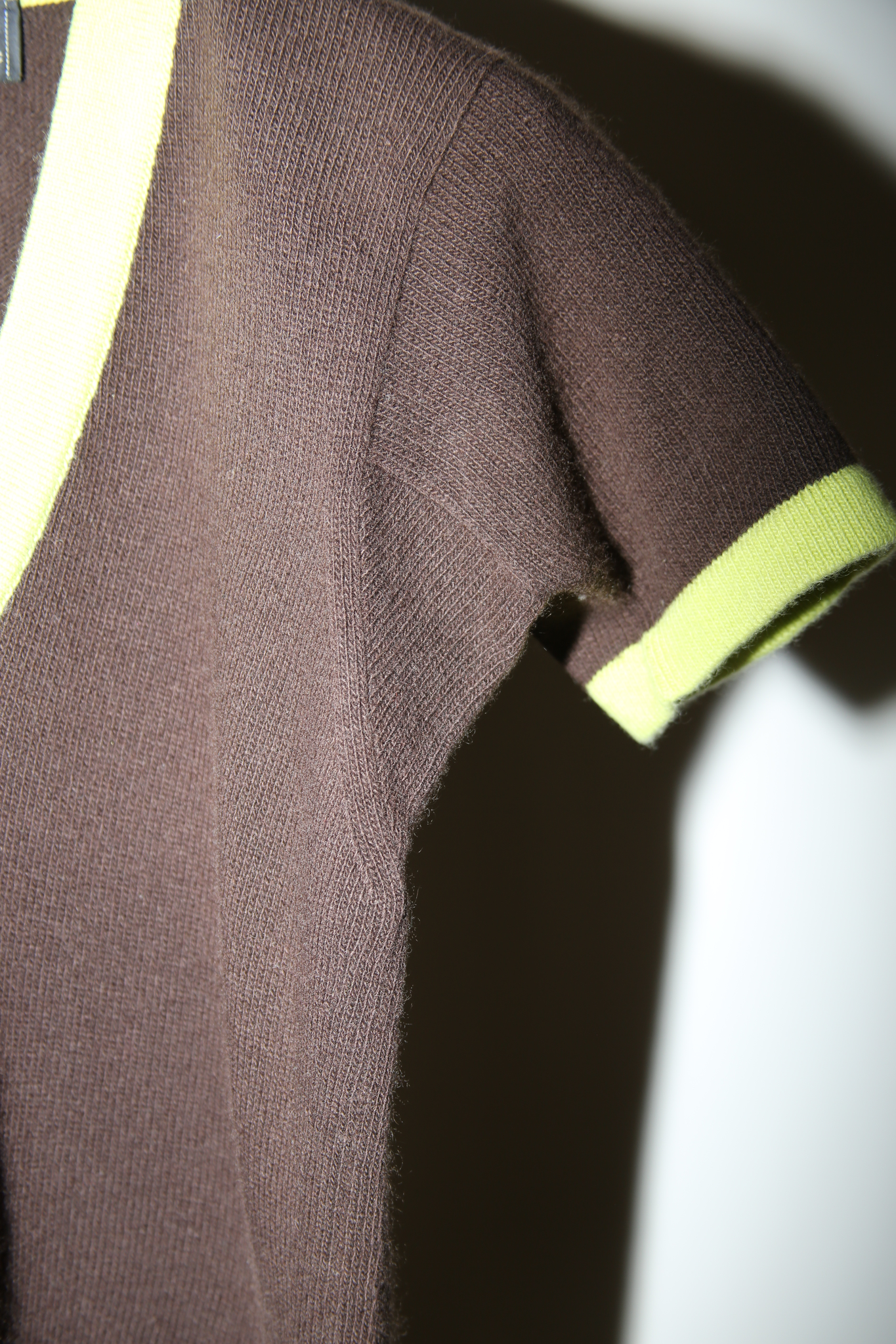 2000 CHANEL / V-NECK CASHMERE KNIT T-SHIRT