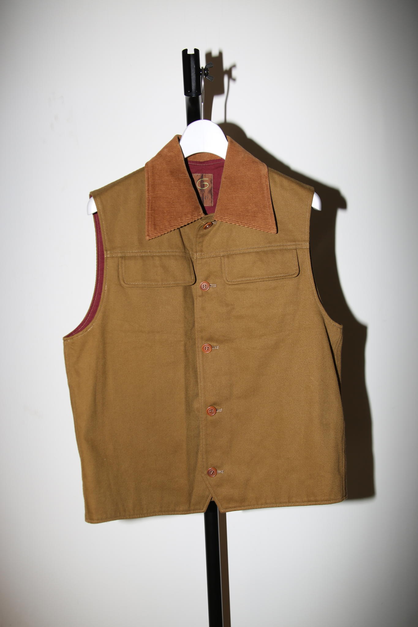 2000 GIGLI BY ROMEO GIGLI / SLEEVELESS WORK JACKET