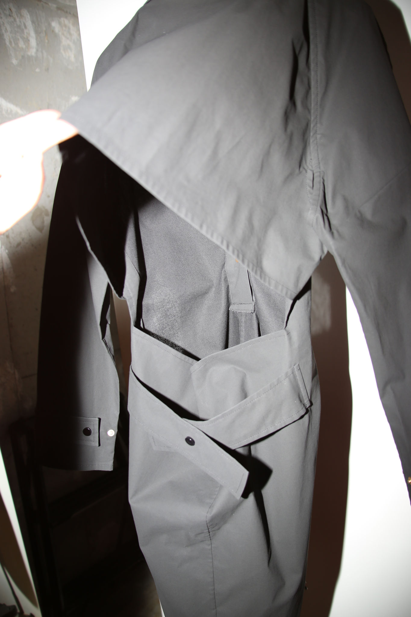 2020 BOTTEGA VENETA / 3D CUTTING SHIRT DRESS WITH BACK OPEN : MIDDLE LENGTH