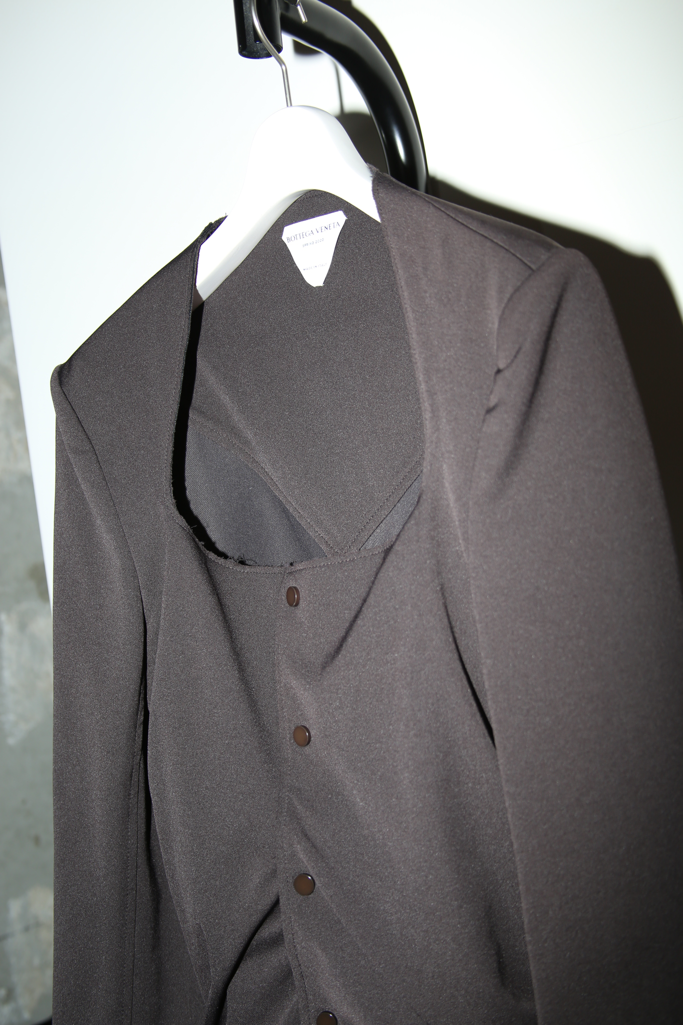 2020 BOTTEGA VENETA / 3D CUTTING TAILORED JACKET WITH SQUARE NECK