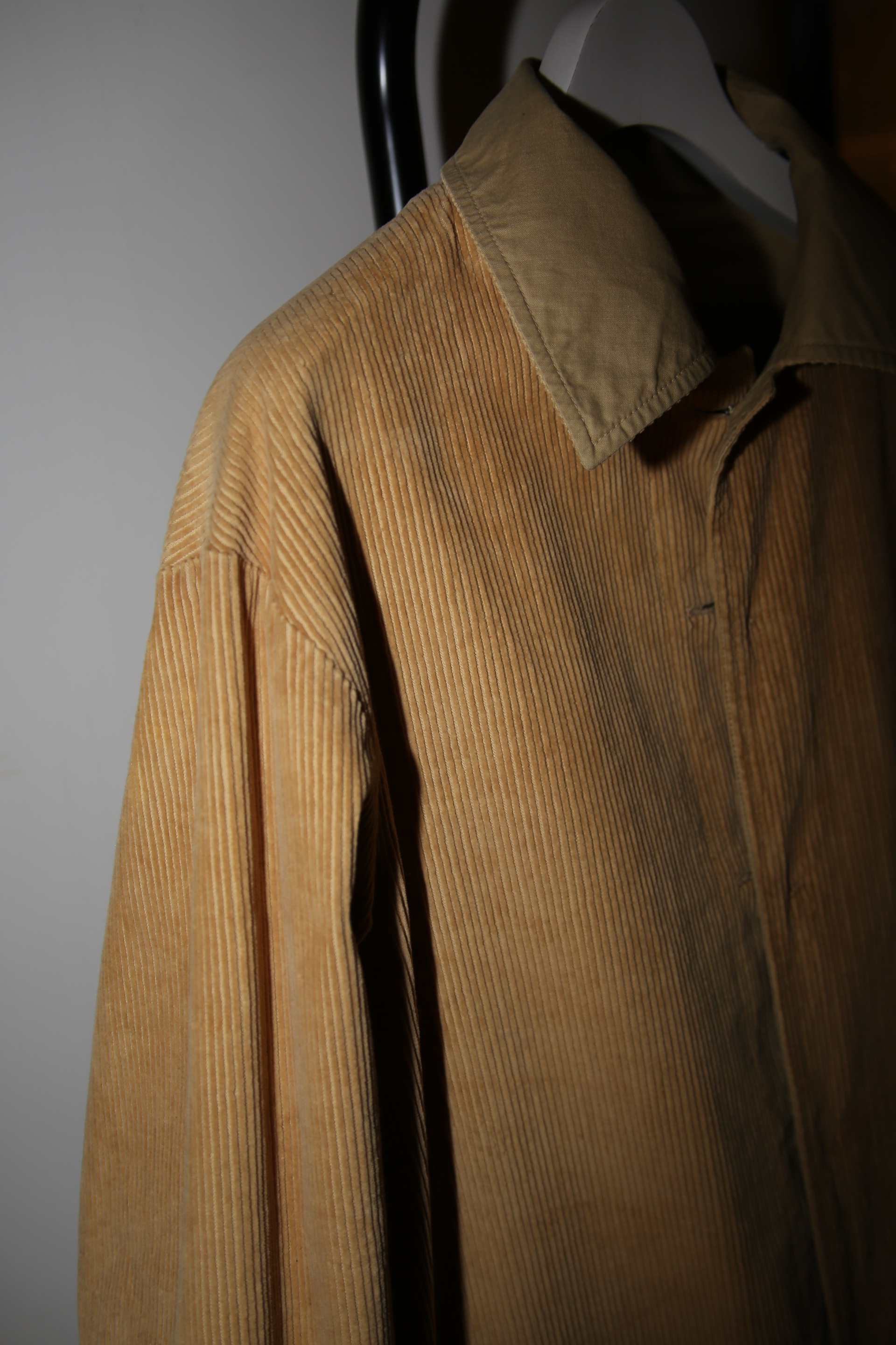 1970 VALENTINO / SHIRT FABRIC RAILROAD JACKET WITH CORDUROY LINING