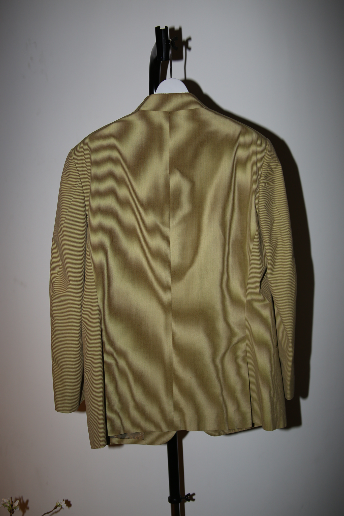 1990 ROMEO GIGLI / 3PIECE TAILORED SUIT WITH PIN STRIPE