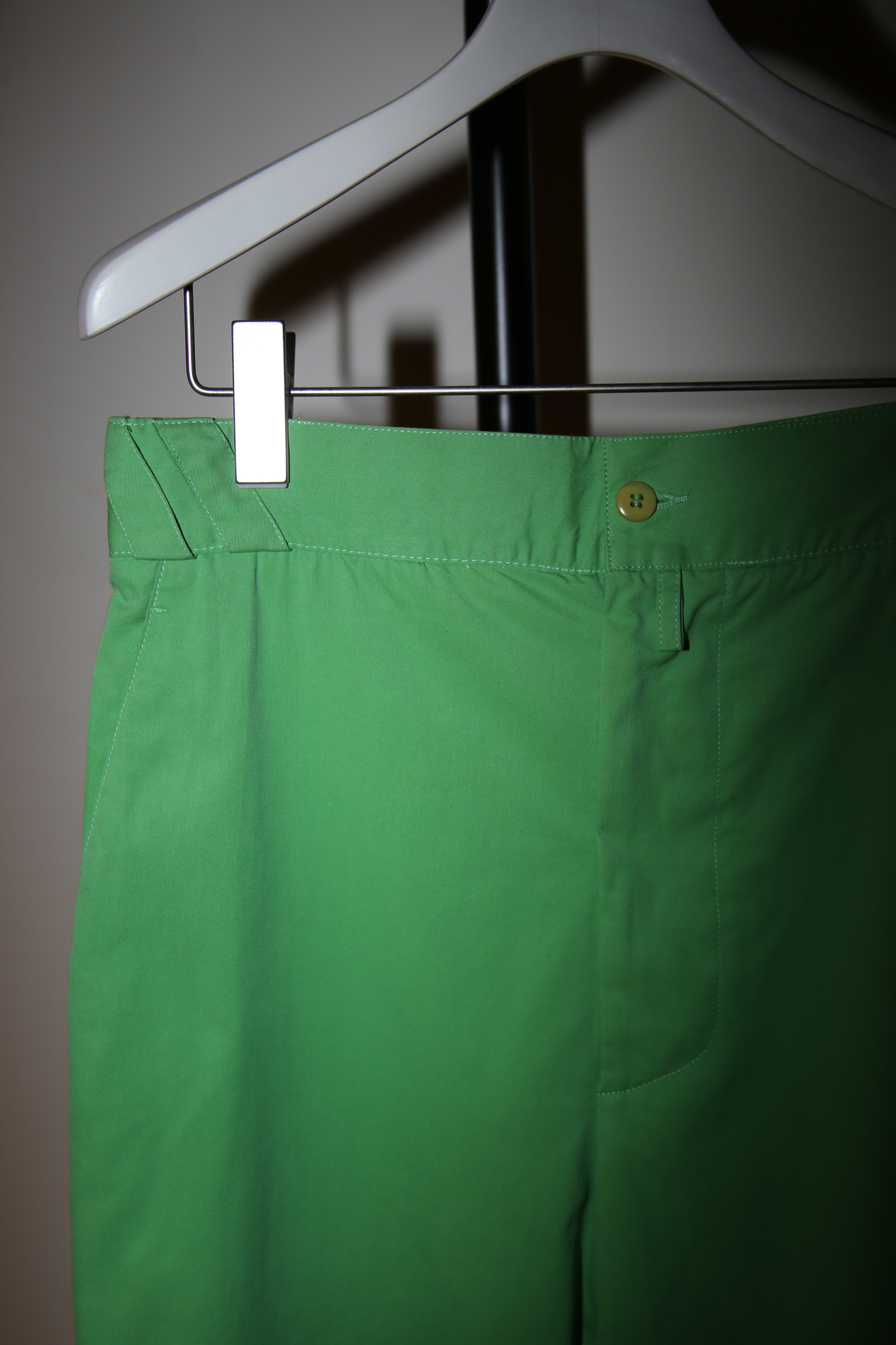 1990 GIANNI VERSACE / COTTON TROUSER IN LIME GREEN