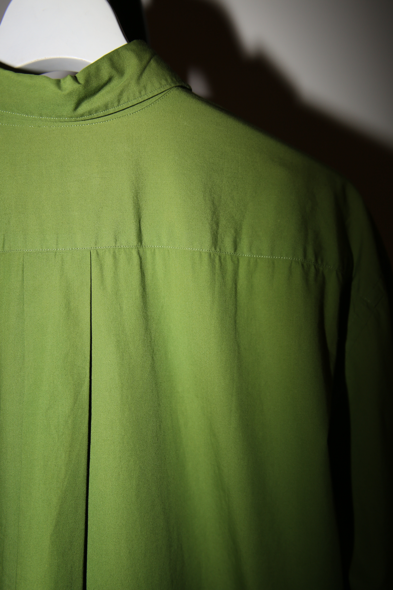 1996 COMME DES GARCONS HOMME / SWITCHING PVC COTTON SHIRT