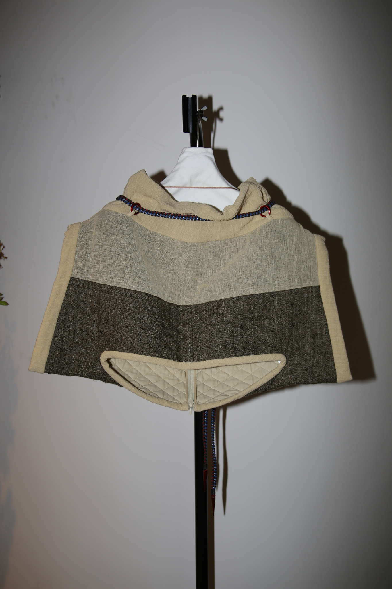 2020 LOUIS VUITTON / LINEN SILK QUILTING PULLOVER - DEADSTOCK