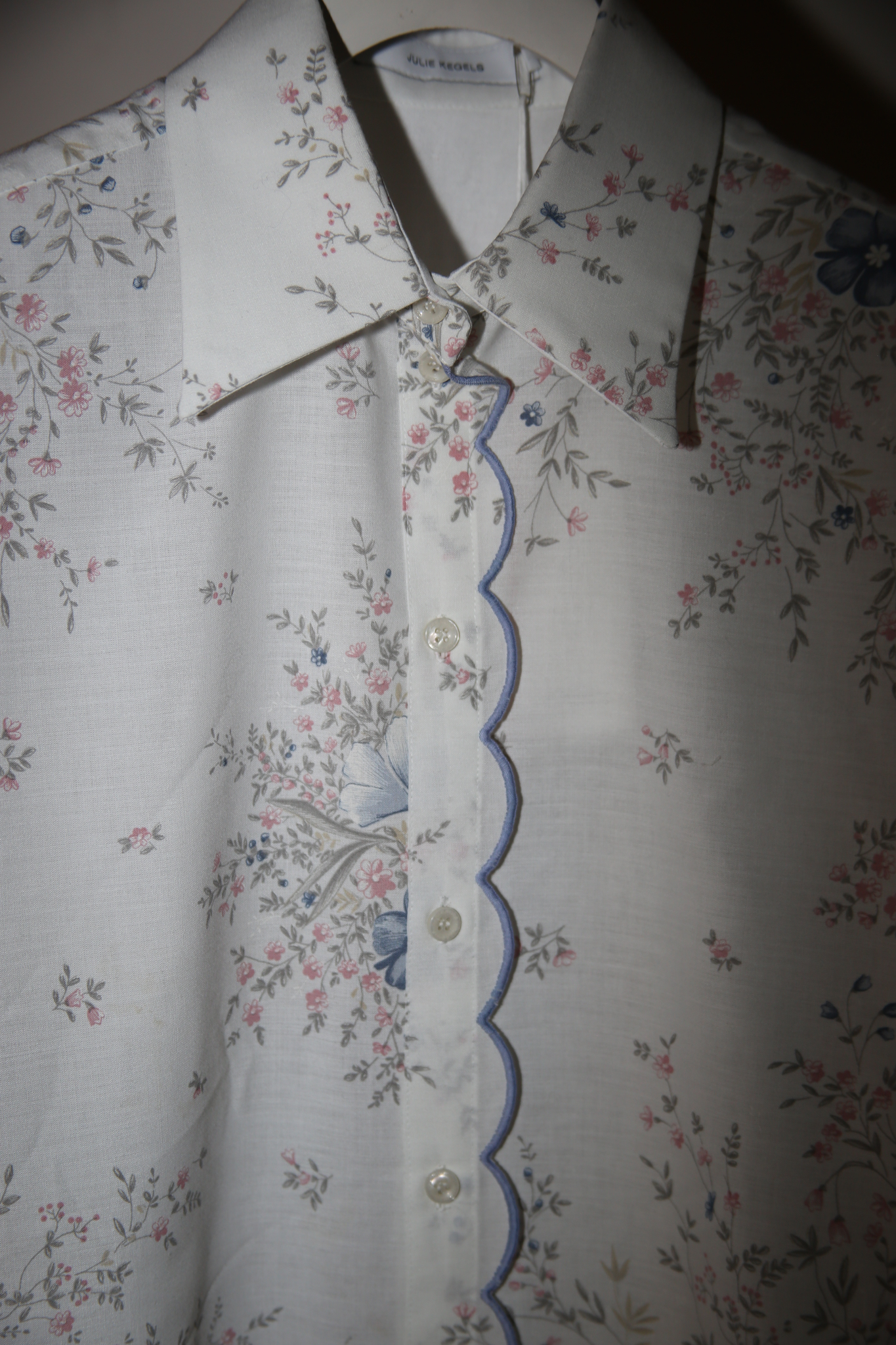JULIE KEGELS / CARLA - RECYCLE TABLE CLOTH SHIRT