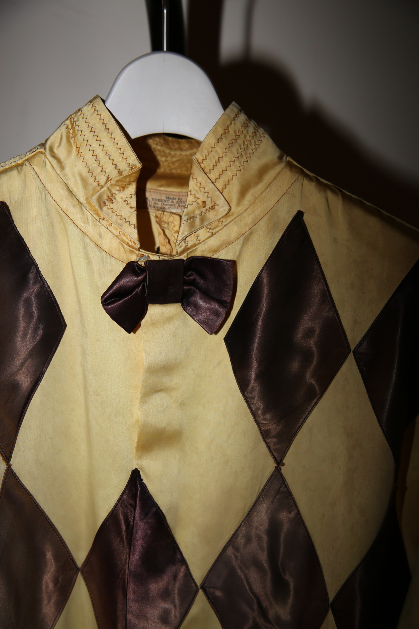 1940 VINTAGE / ARGYLE SATIN JOCKEY SHIRT