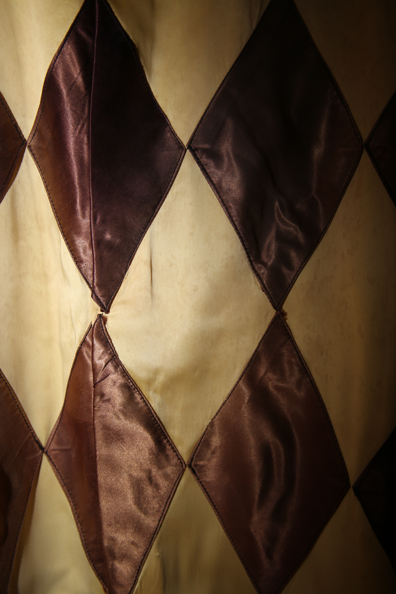 1940 VINTAGE / ARGYLE SATIN JOCKEY SHIRT