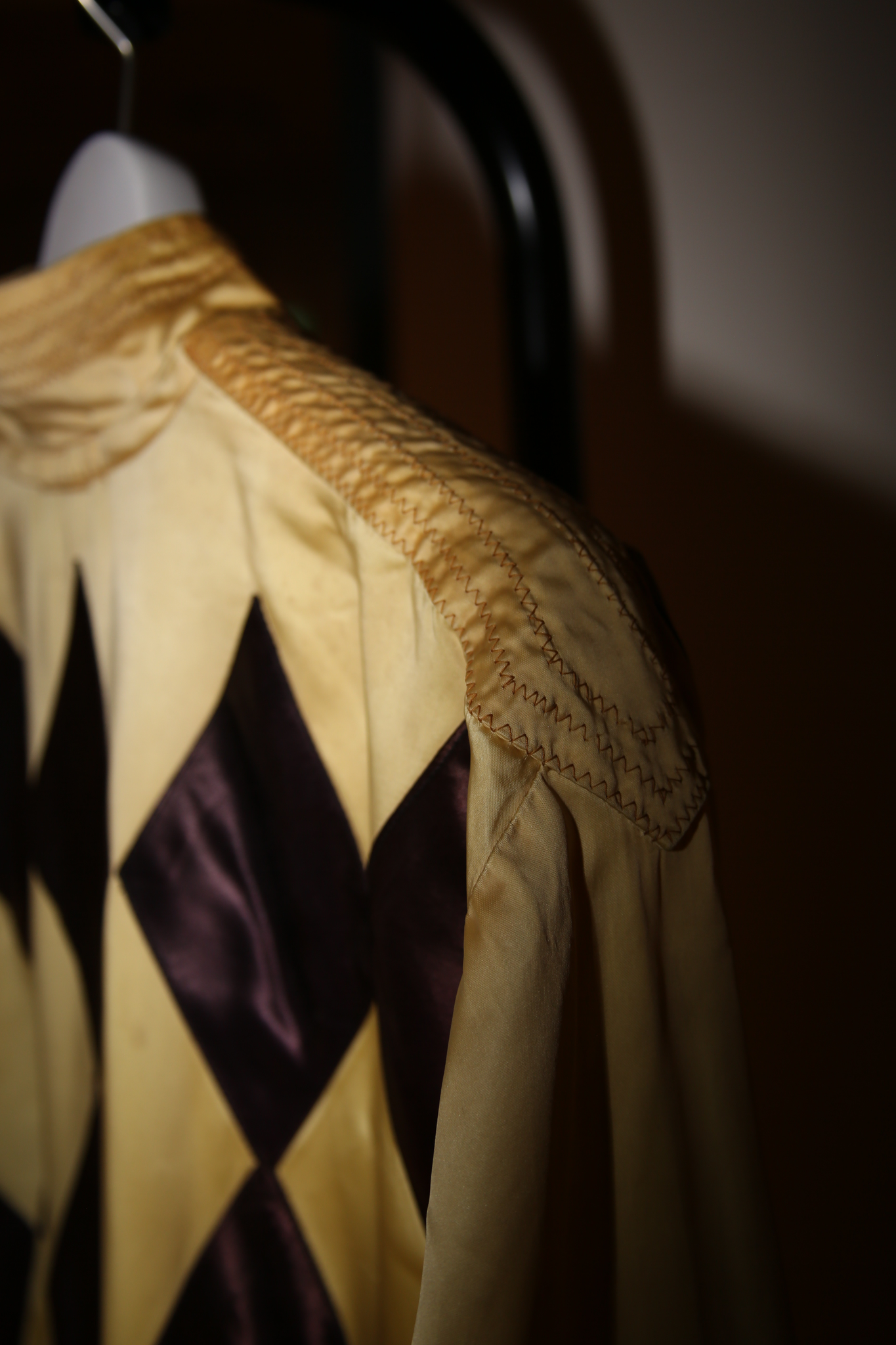 1940 VINTAGE / ARGYLE SATIN JOCKEY SHIRT