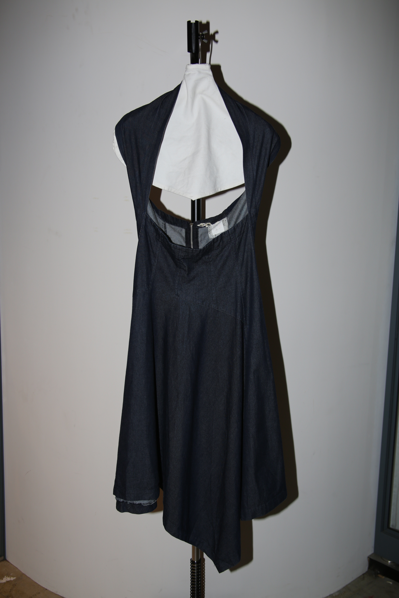 1980 COMME DES GARCONS / DRAPING LIGHT DENIM DRESS