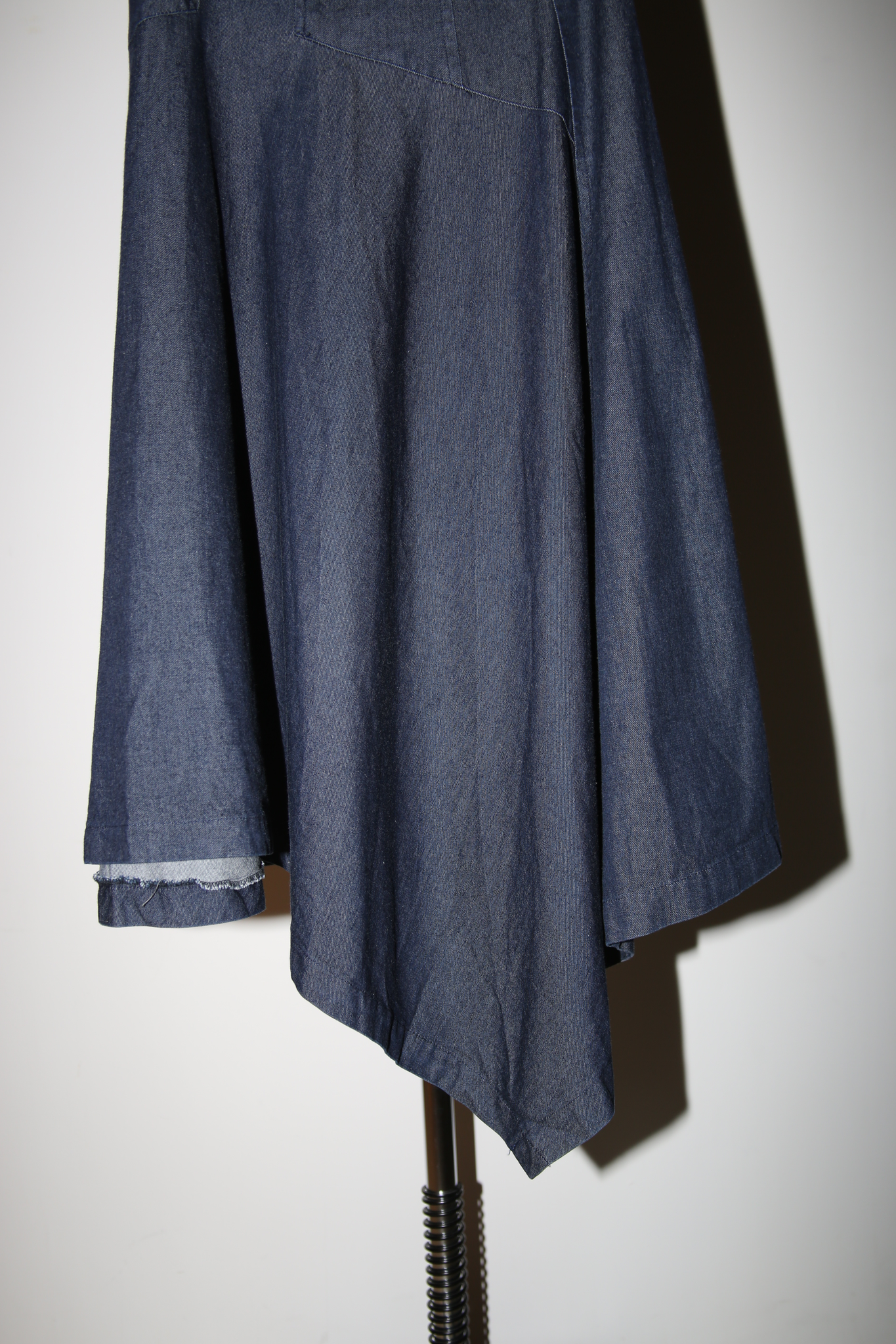 1980 COMME DES GARCONS / DRAPING LIGHT DENIM DRESS