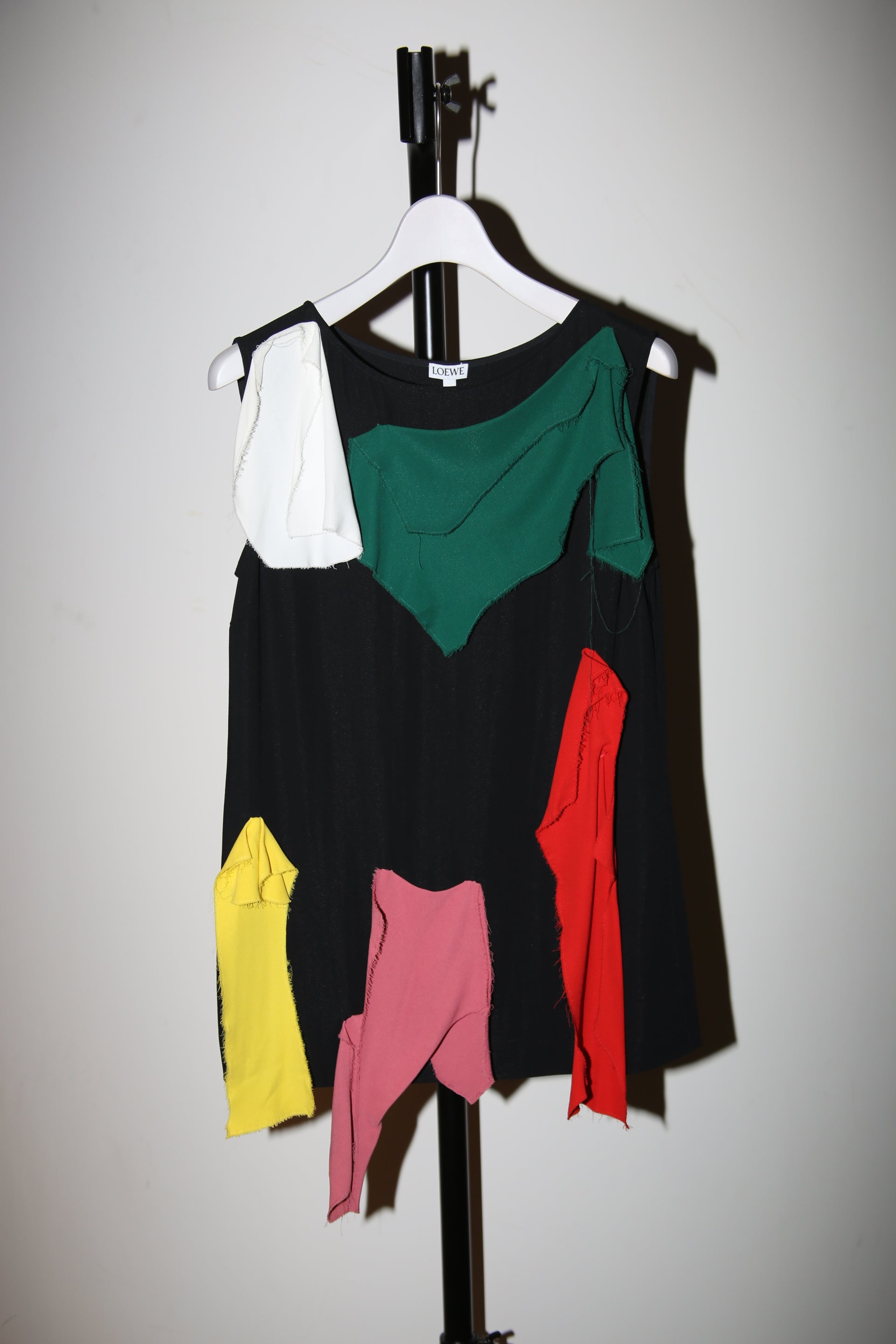 2020 LOEWE / VISCOSE CREPE TOP WITH ART WORK EMBROIDERY