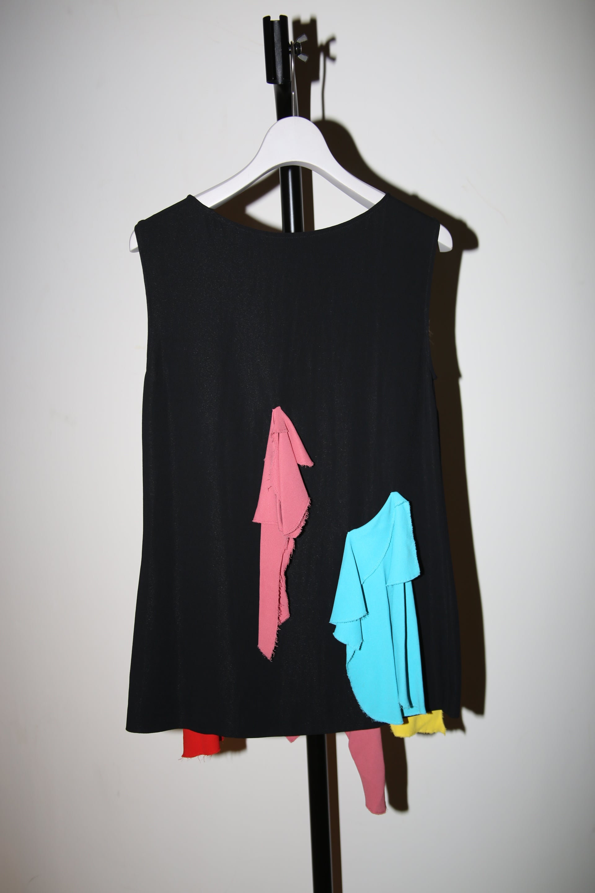2020 LOEWE / VISCOSE CREPE TOP WITH ART WORK EMBROIDERY