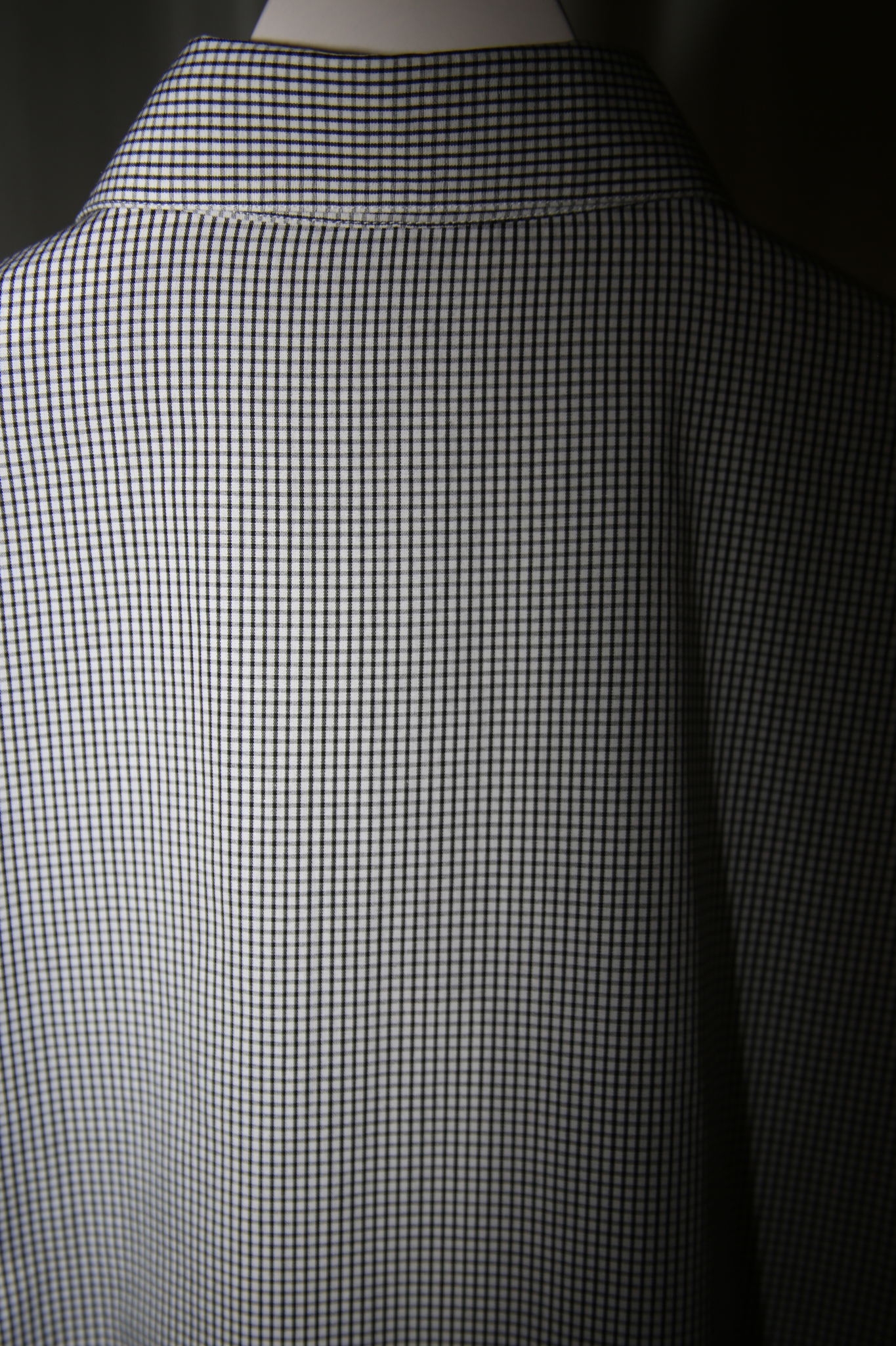 1990 GIANNI VERSACE / SIGNATURE COTTON SHIRT WITH MICRO CHECK