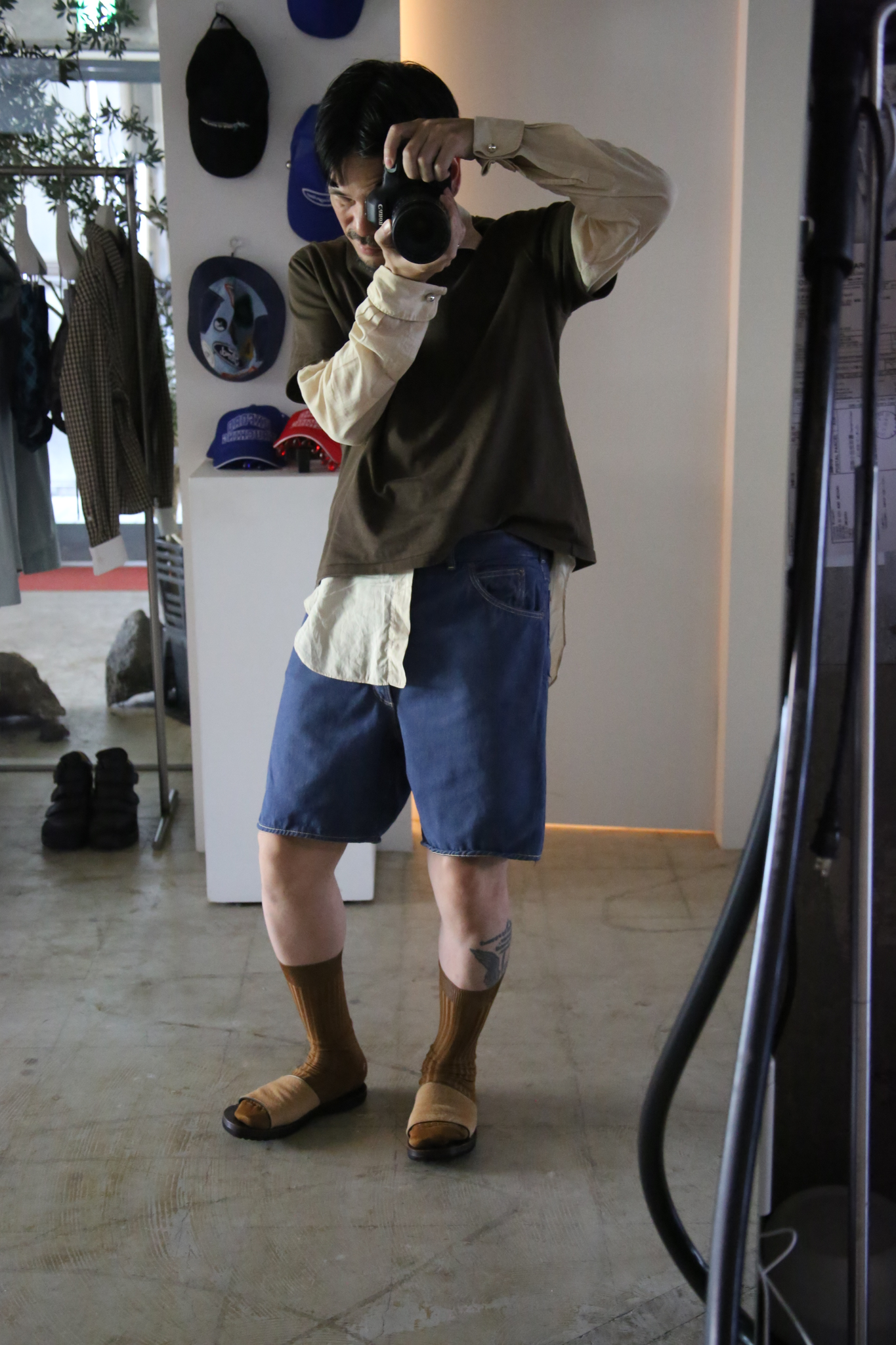 1960 FOREMOST / DENIM SHORTS WITH SELVAGE