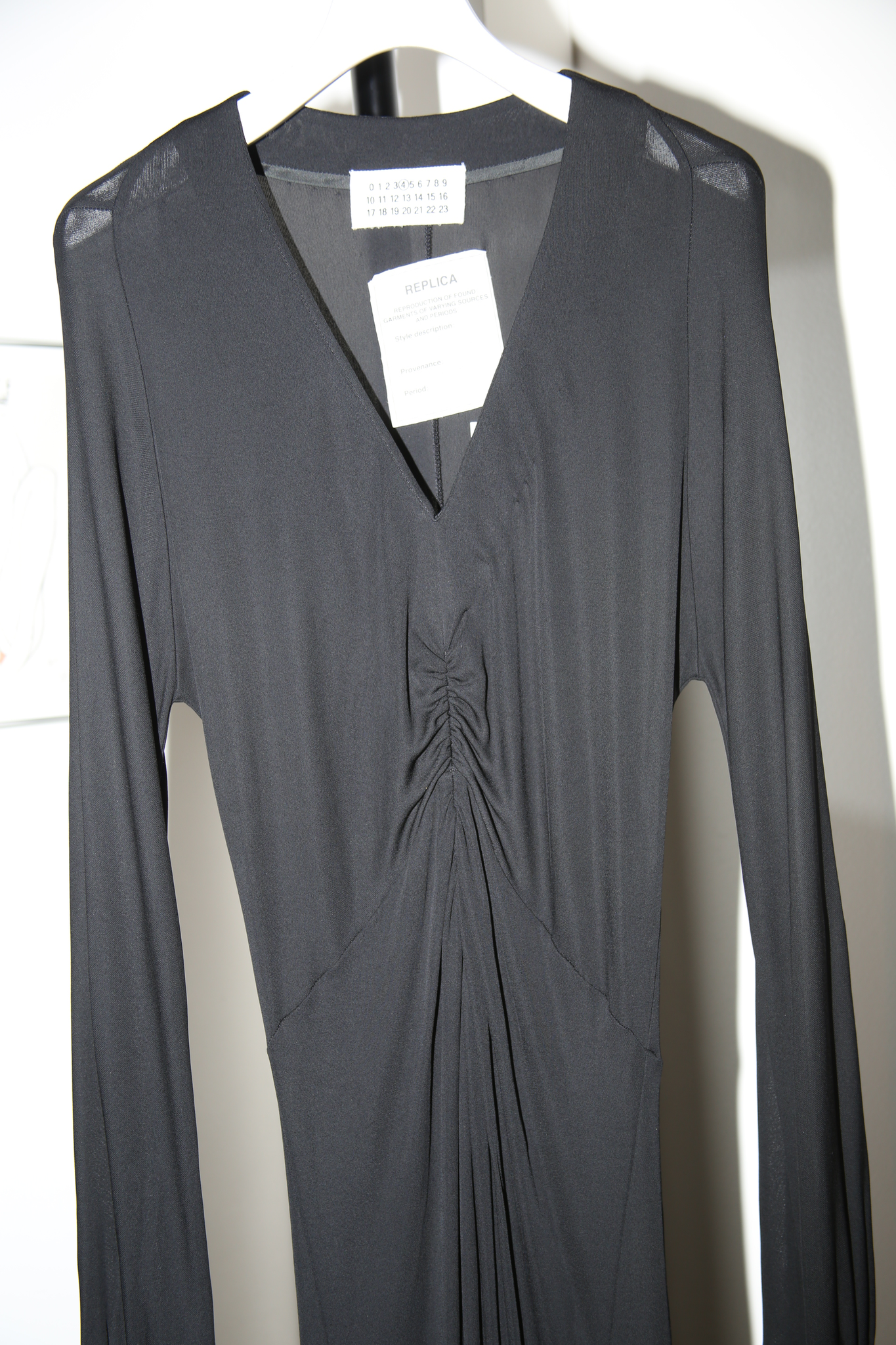 2010 MAISON MARTIN MARGIELA / BIAS CUT MOSS CREPE DRESS : REPRODUCTION FROM 1970 PARIS