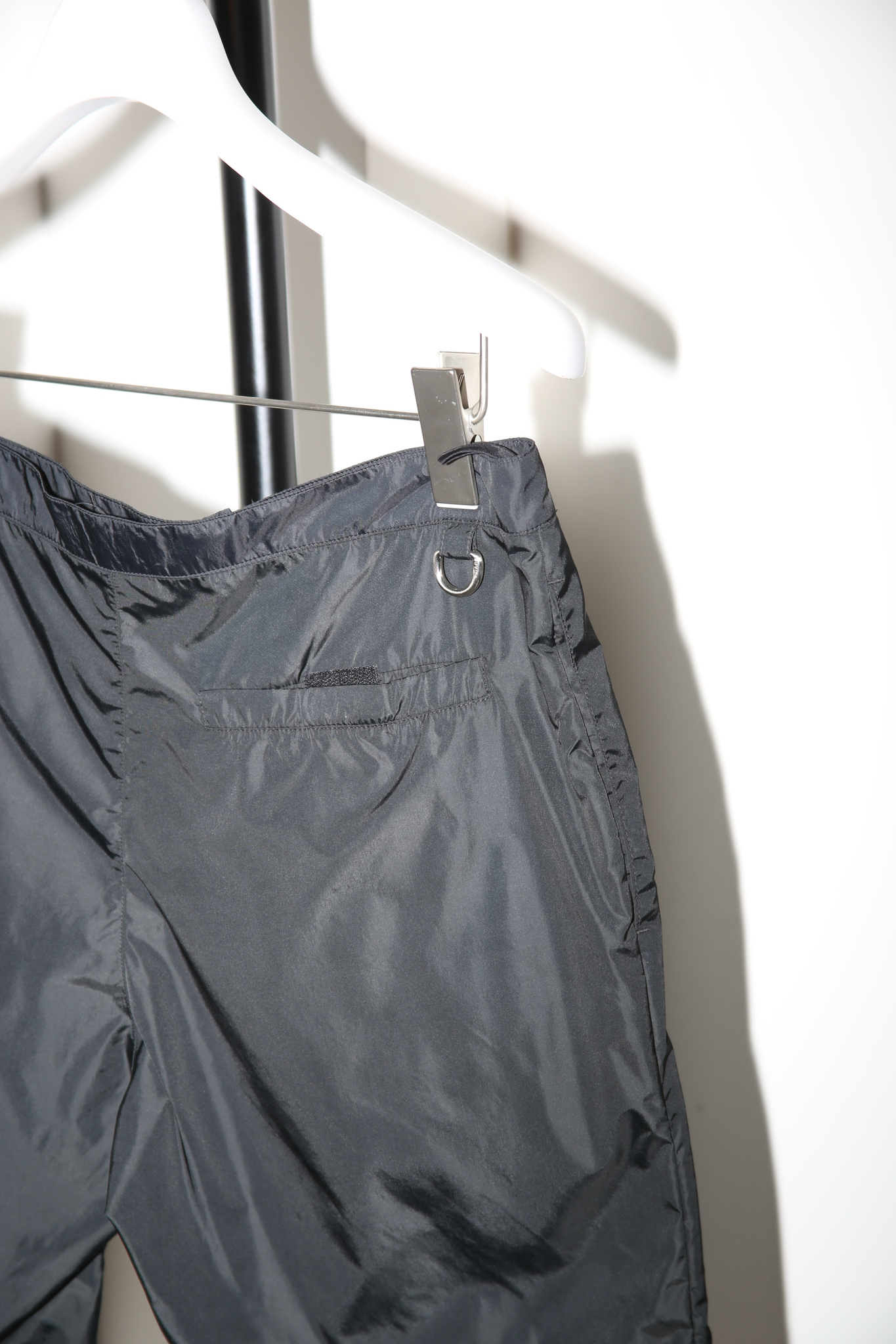 2000 PRADA / NYLON SHORTS IN BLACK