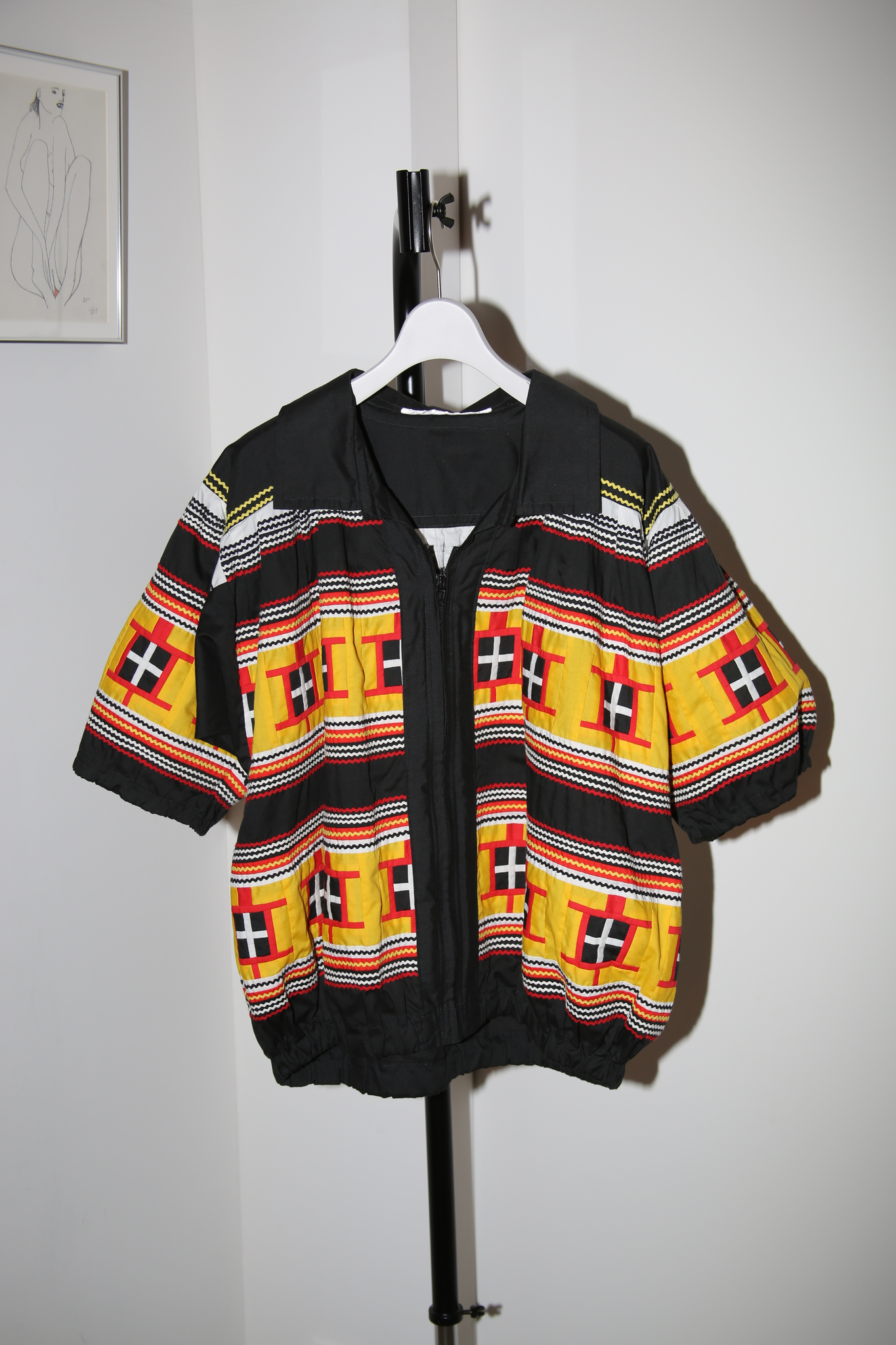 1980 VINTAGE / SEMINOLE PATCHWORK SHORT SLEEVE JACKET
