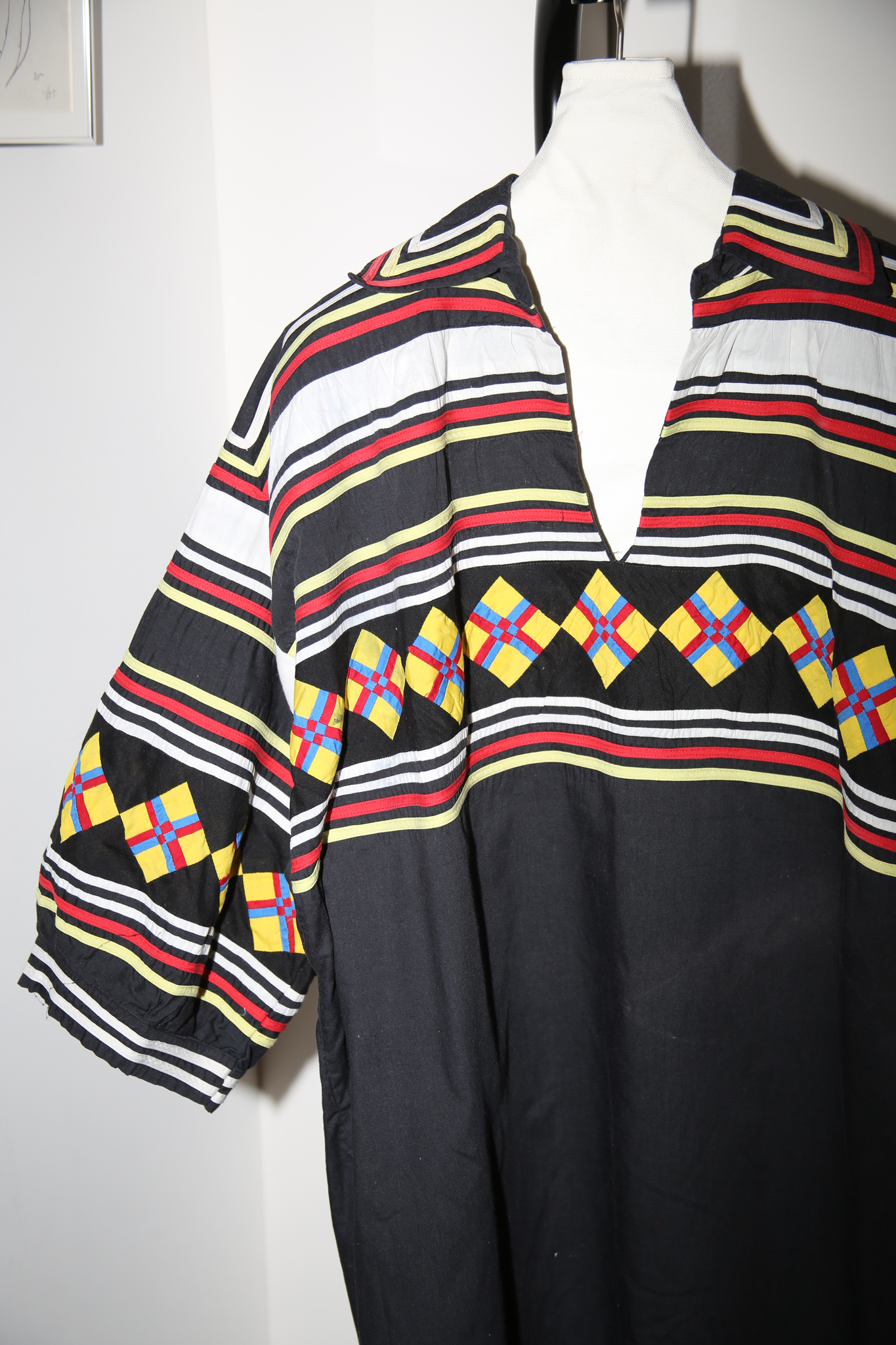 1970 VINTAGE / SEMINOLE PATCH WORK OVER SIZE SHIRT