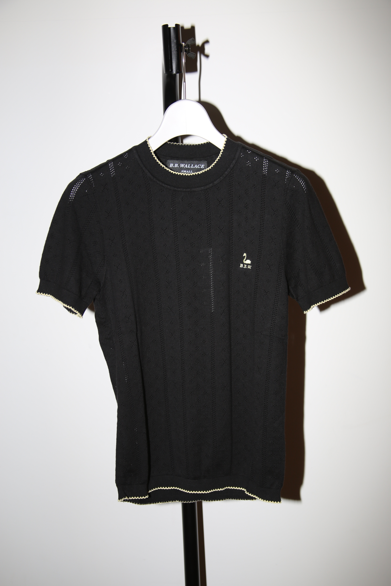 B.B. WALLACE / INDIANA T-SHIRT IN BLACK